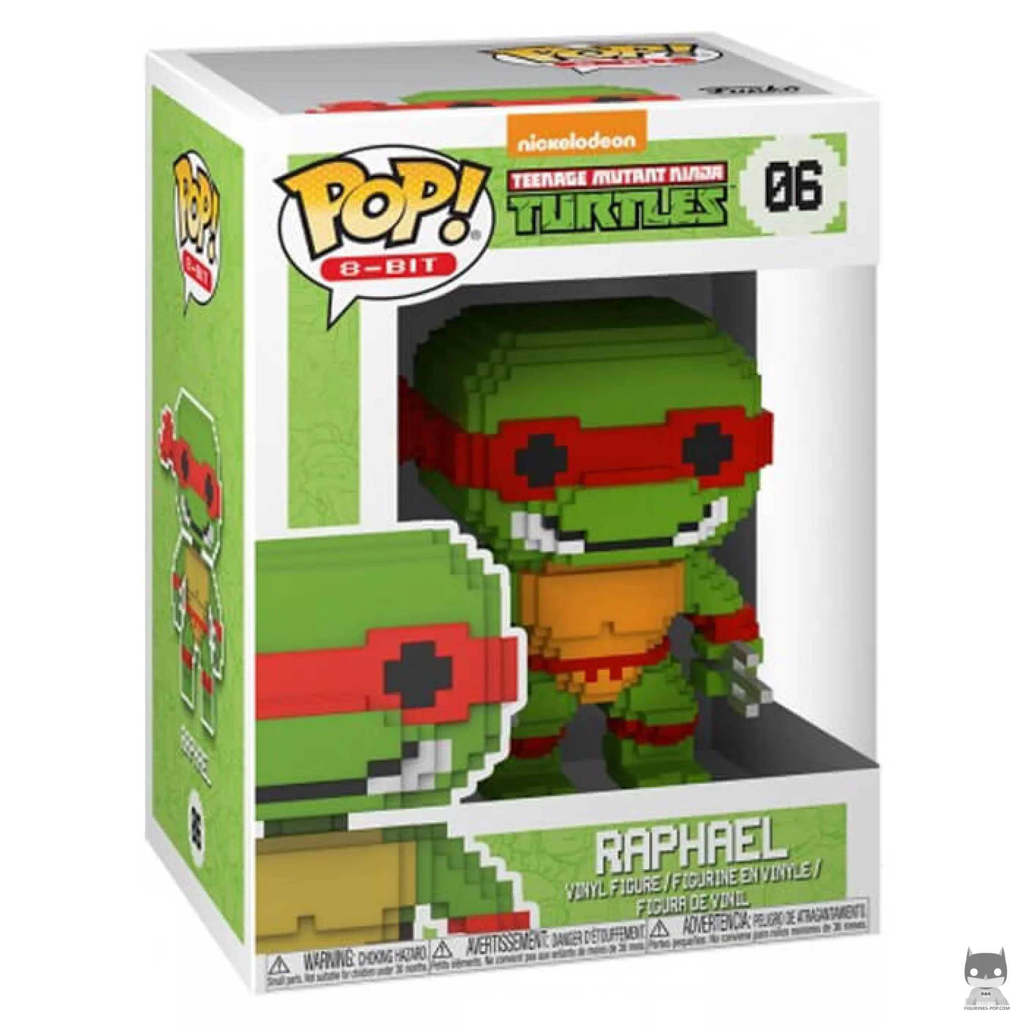 Raphael (8-bit) Funko Pop! figure in its box