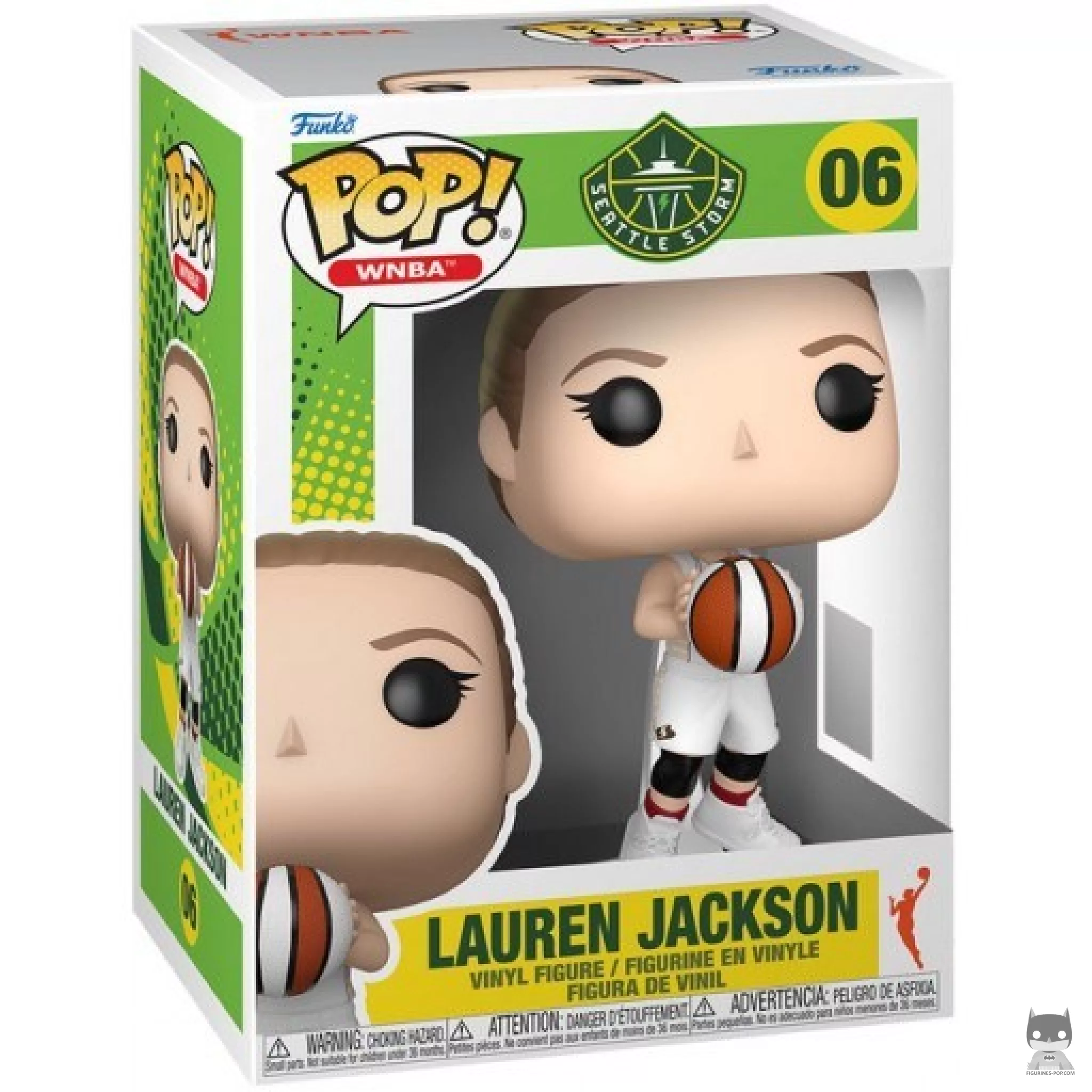 Lauren Jackson Funko Pop! figure in its box