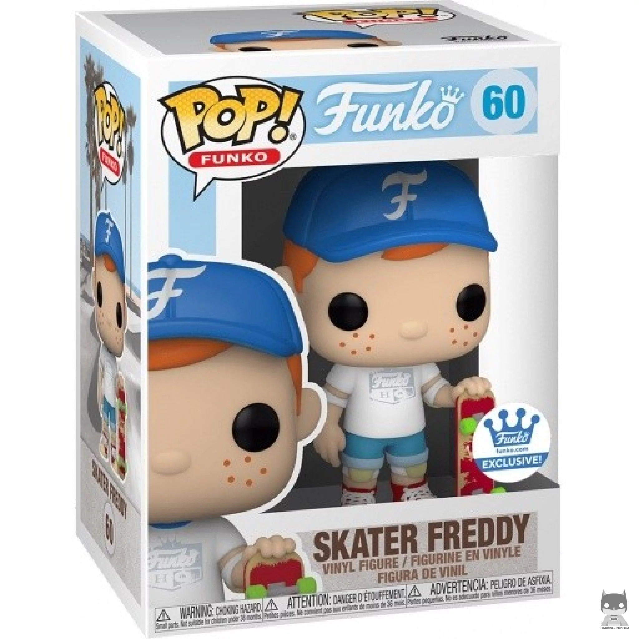 Skater Freddy Funko Pop! figure in its box
