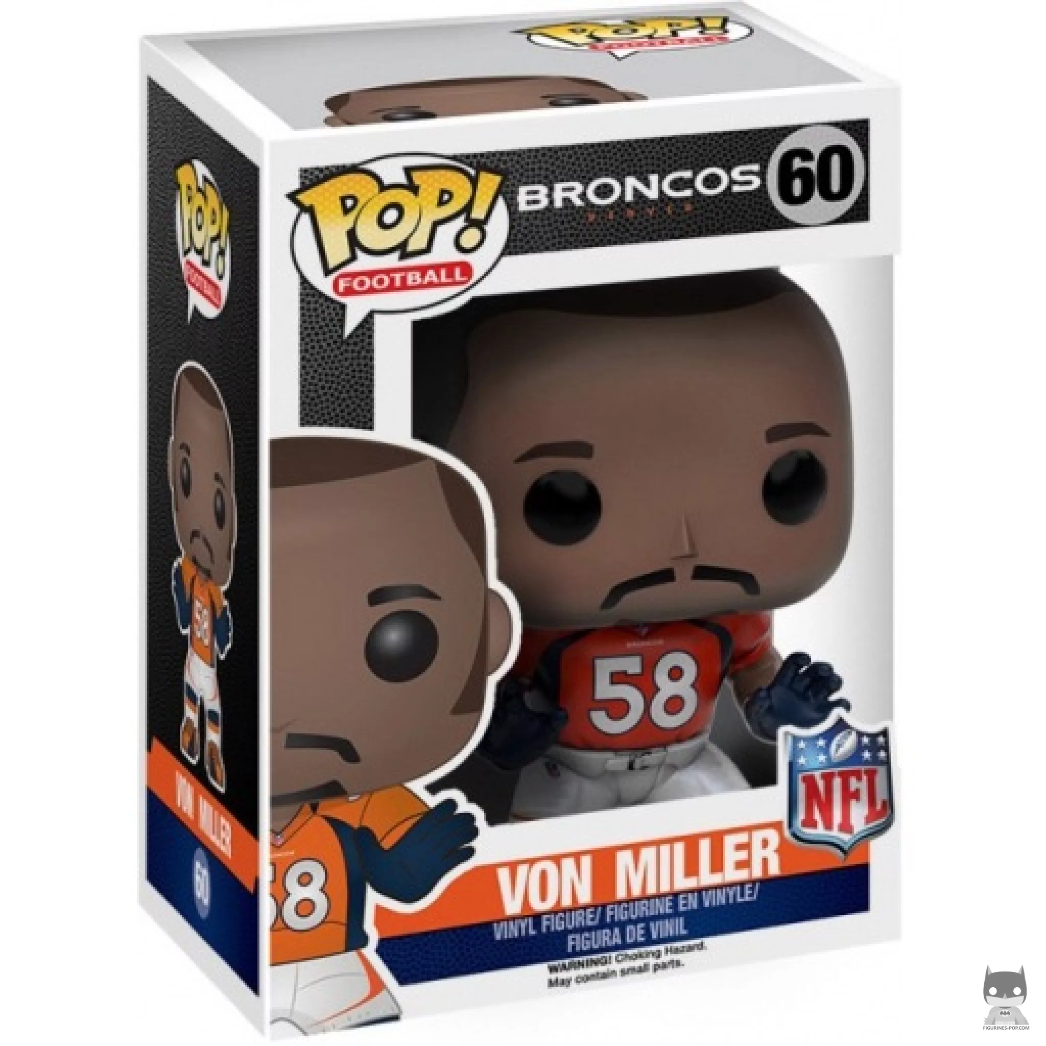 Von Miller Funko Pop! figure in its box