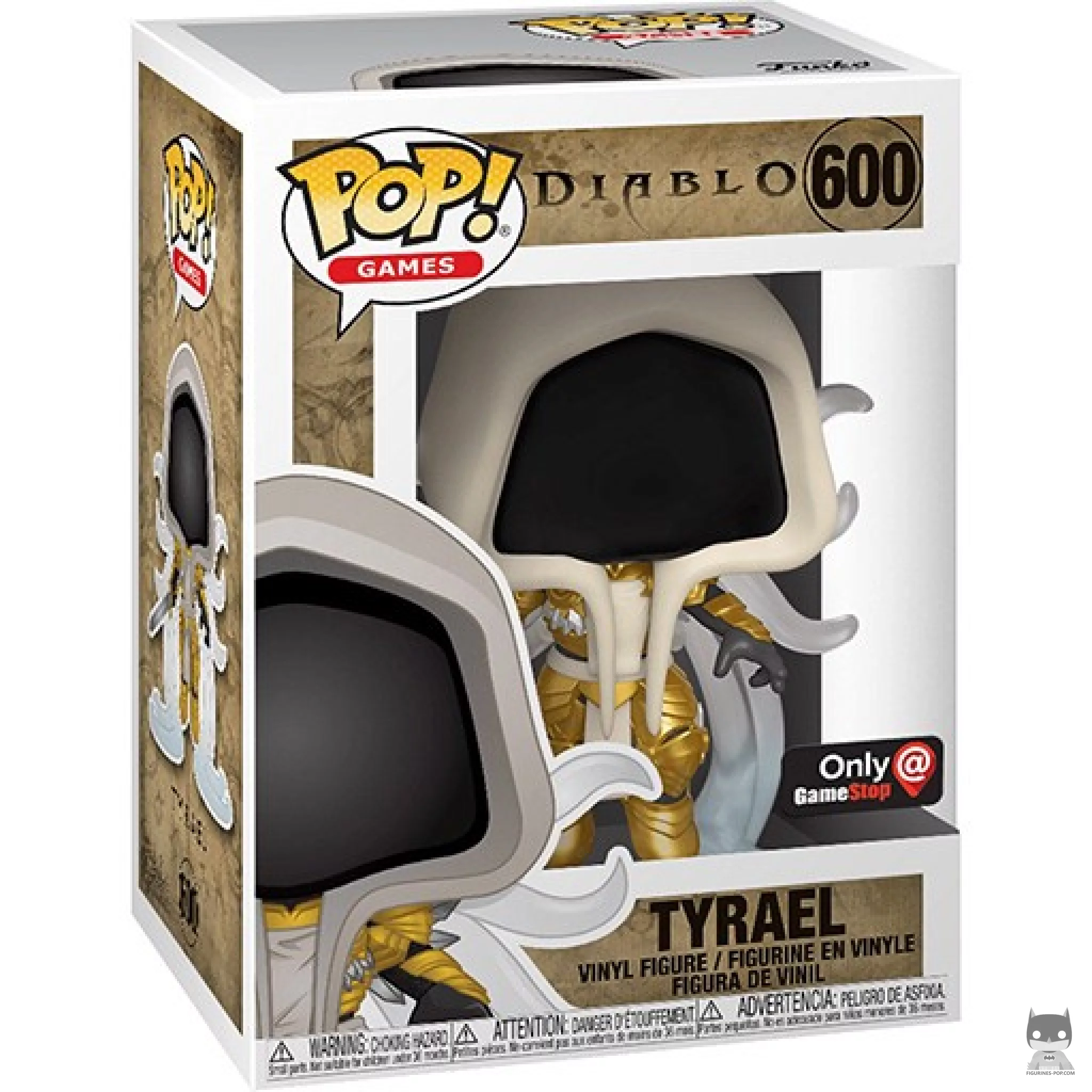 Tyrael (Metallic) Funko Pop! figure in its box