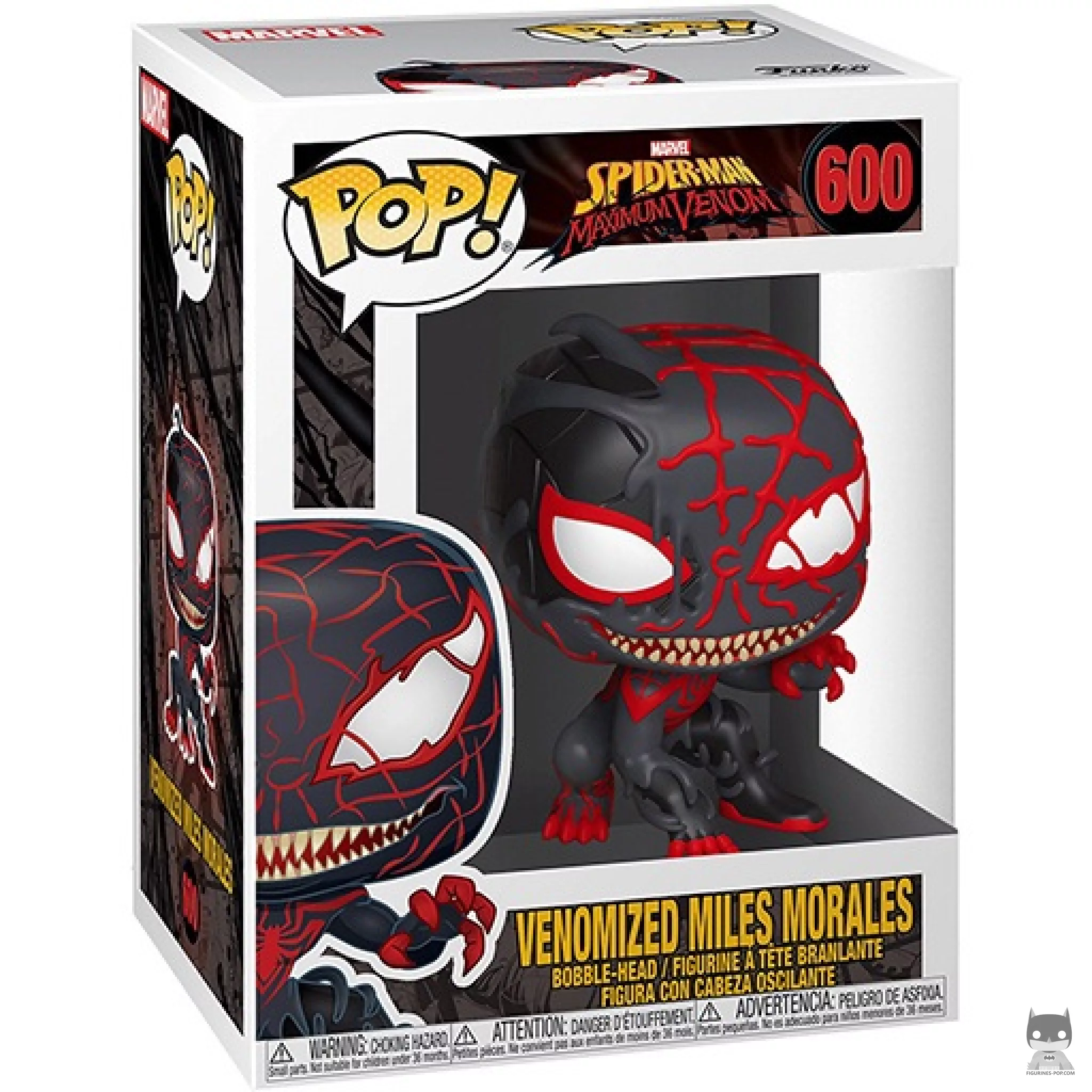 Venomized Miles Morales Funko Pop! figure in its box