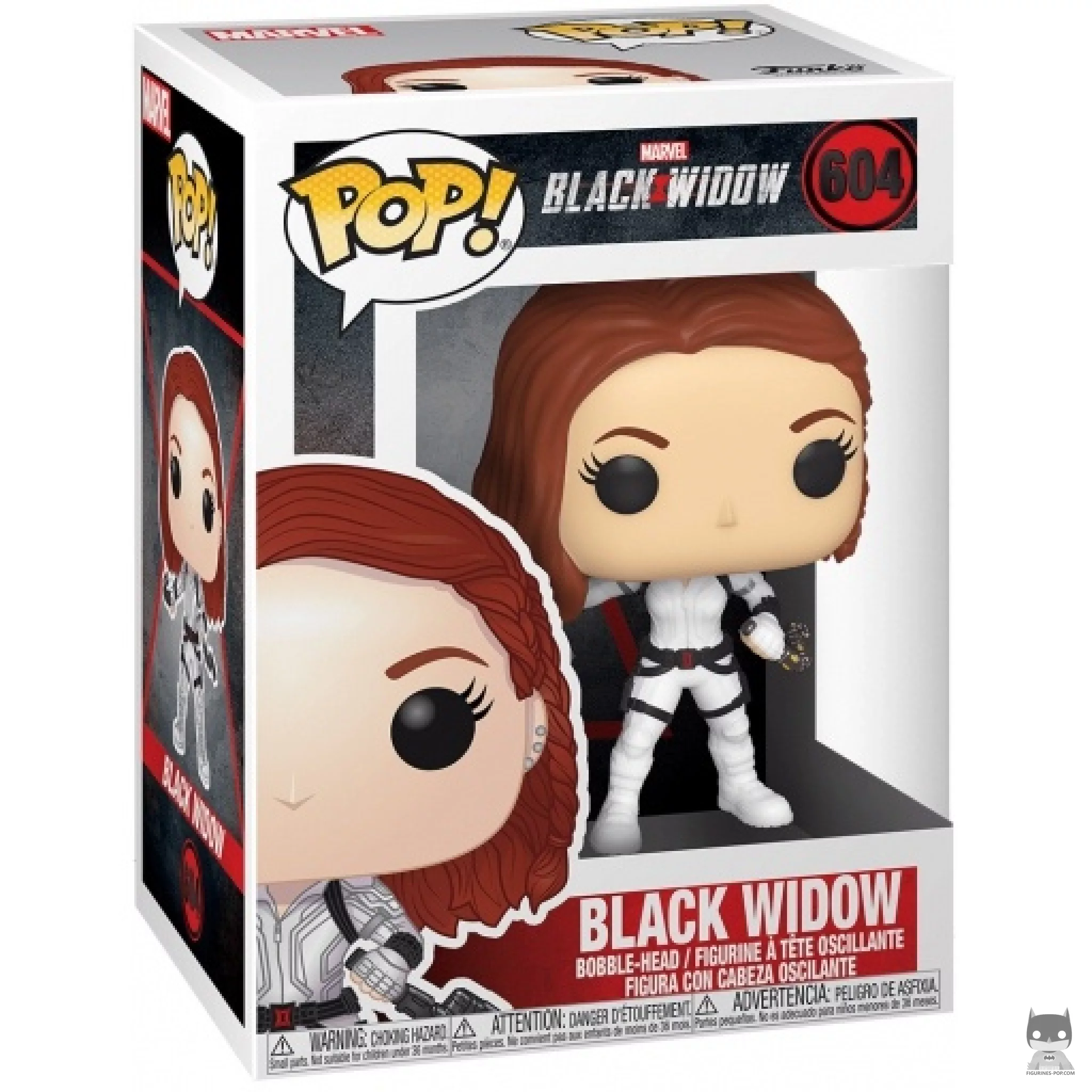 Black Widow Funko Pop! figure in its box