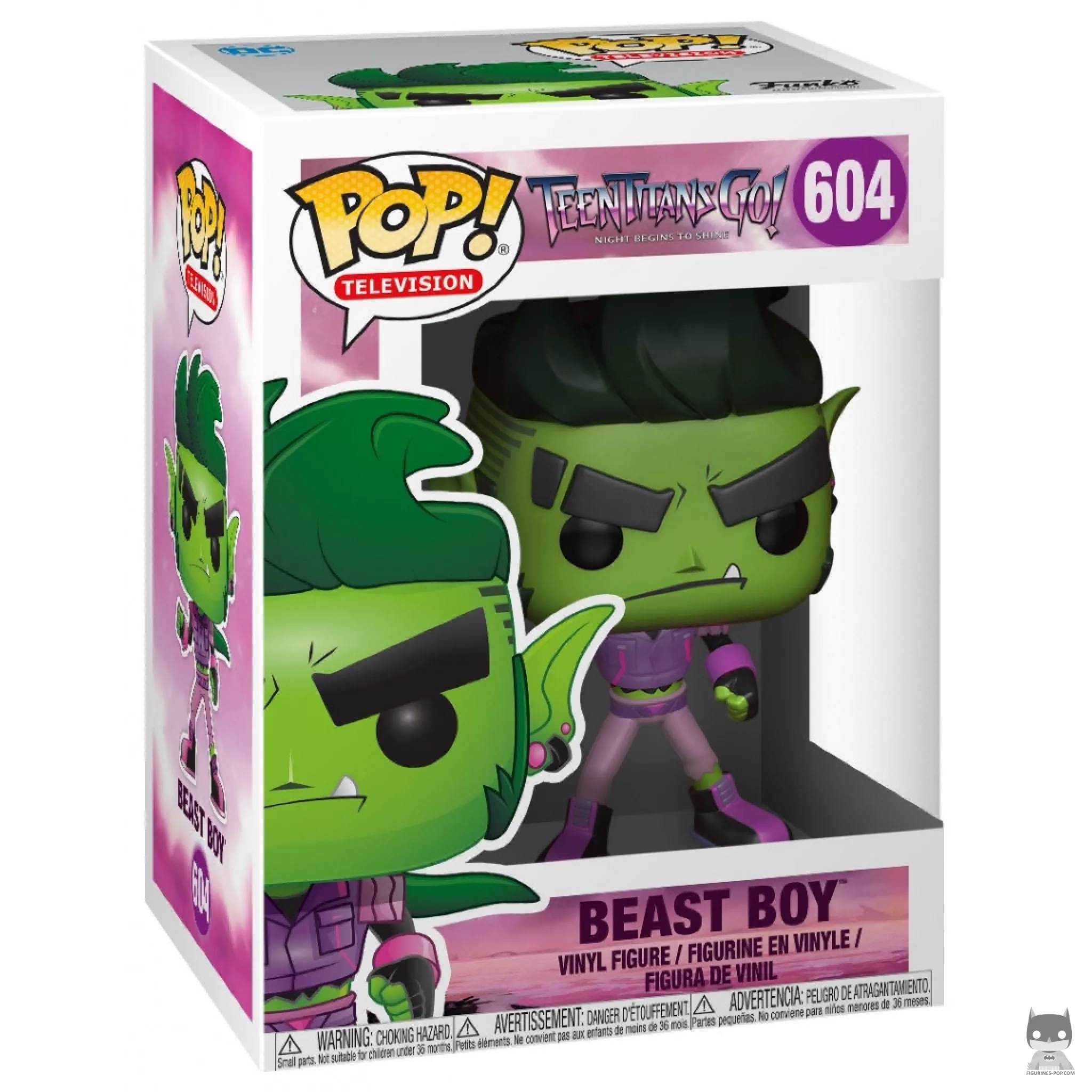 Beast Boy Funko Pop! figure in its box