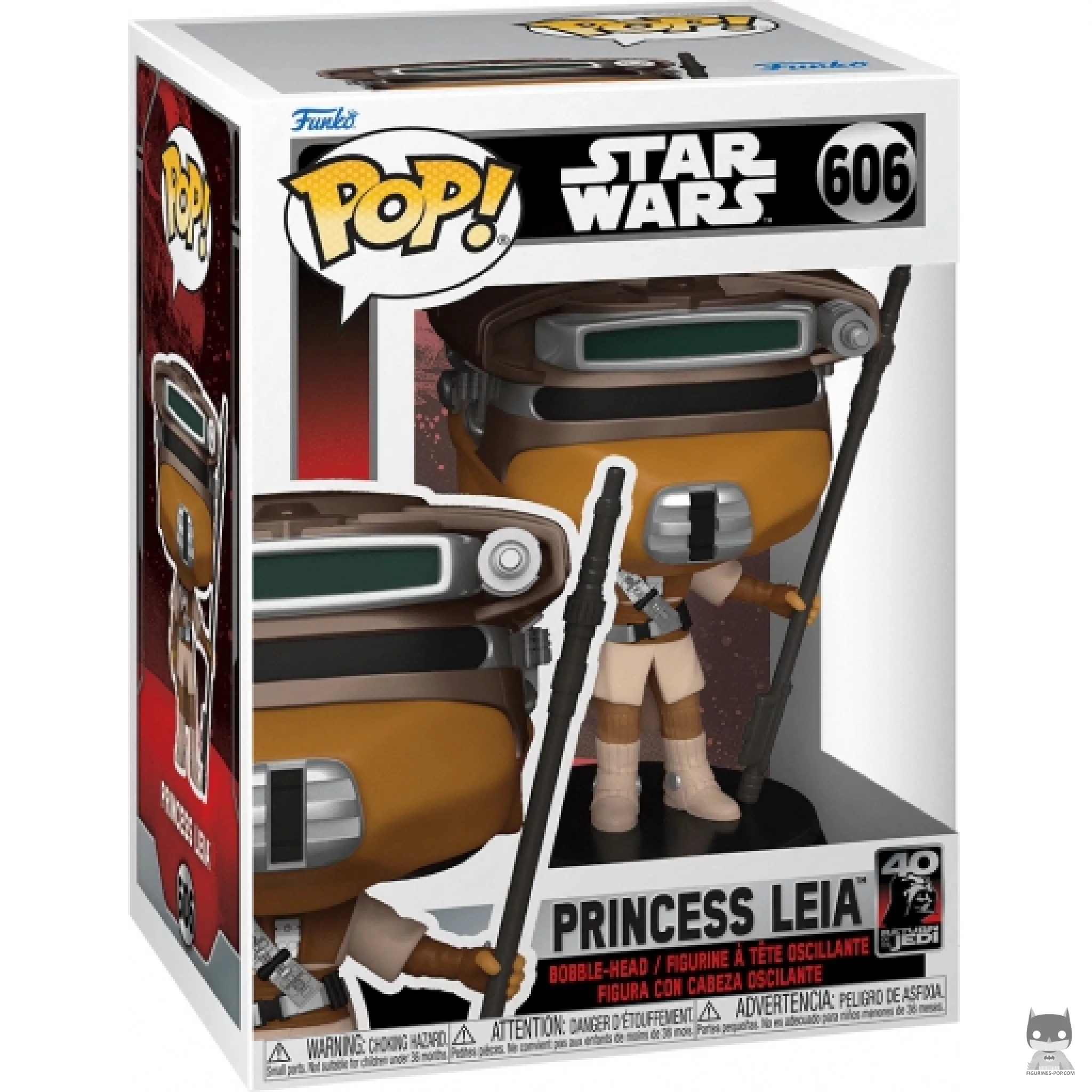 Princess Leia  in Boushh Disguise Funko Pop! figure in its box