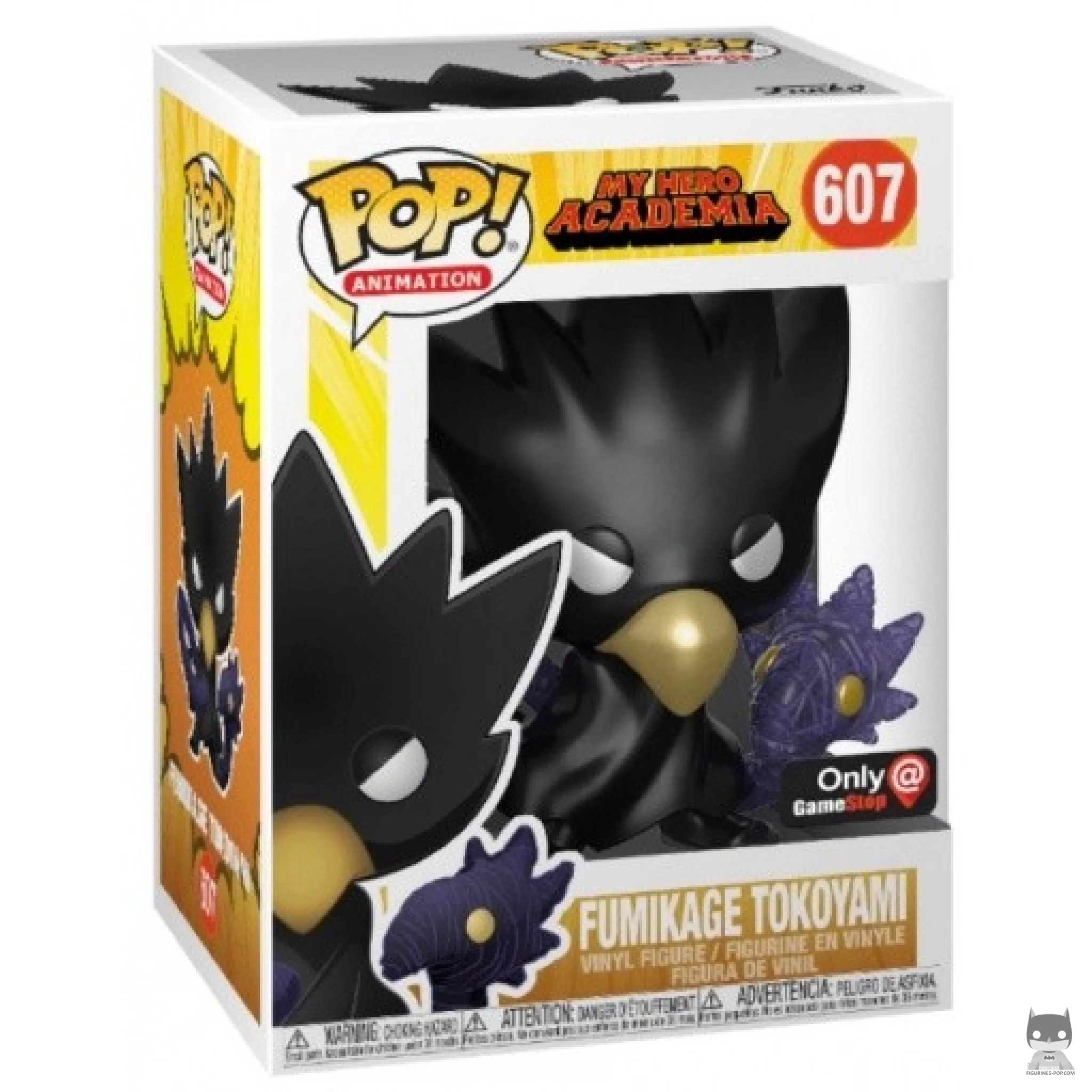 Fumikage Tokoyami (Metallic) Funko Pop! figure in its box