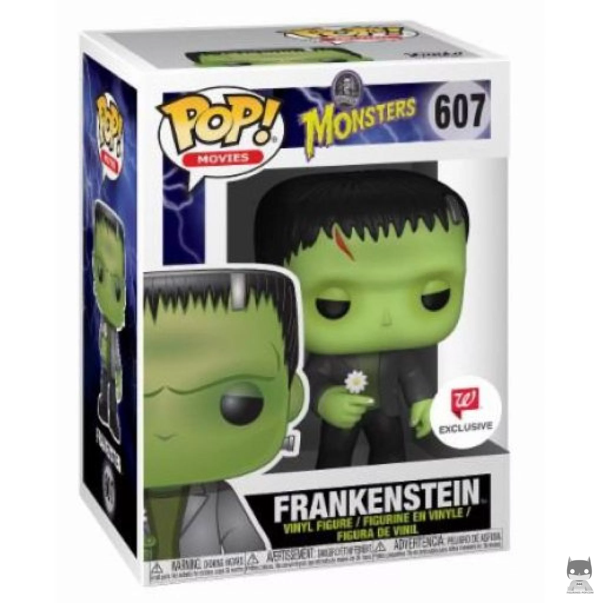Frankenstein with flower Funko Pop! figure in its box