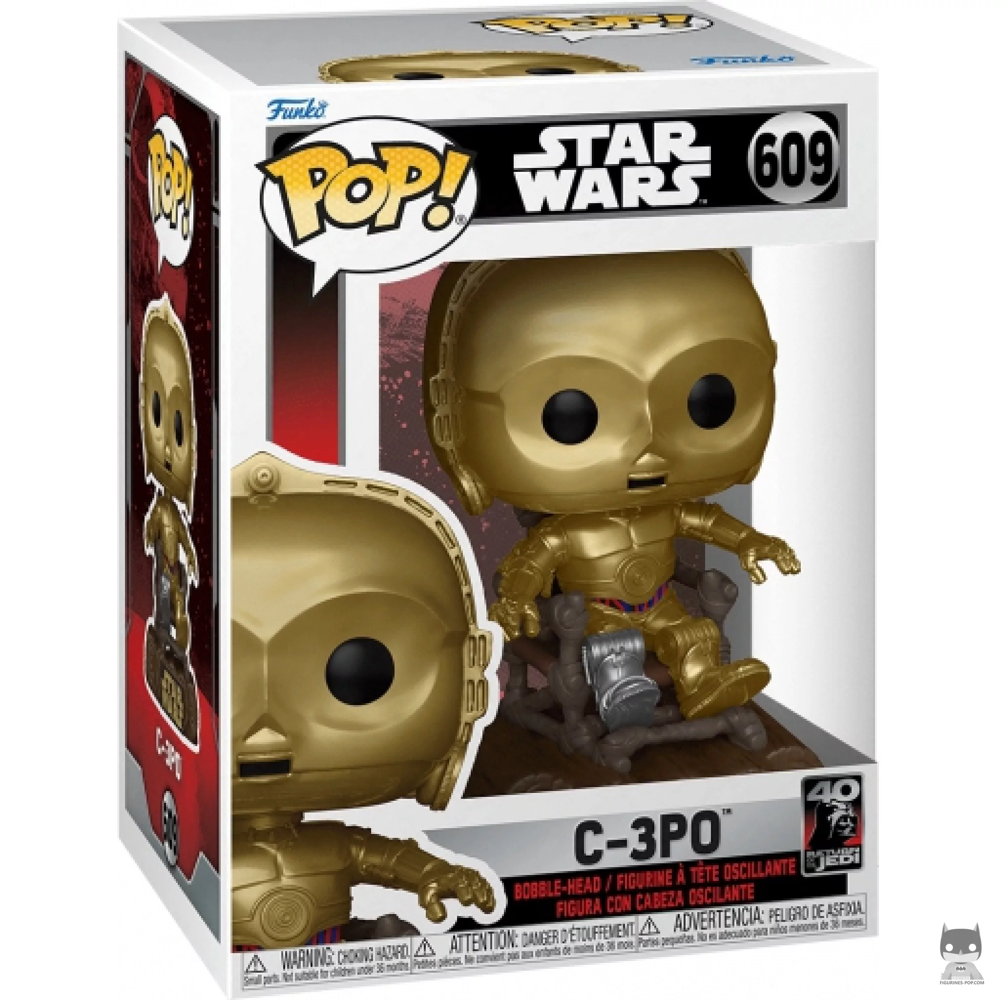 C-3PO Funko Pop! figure in its box
