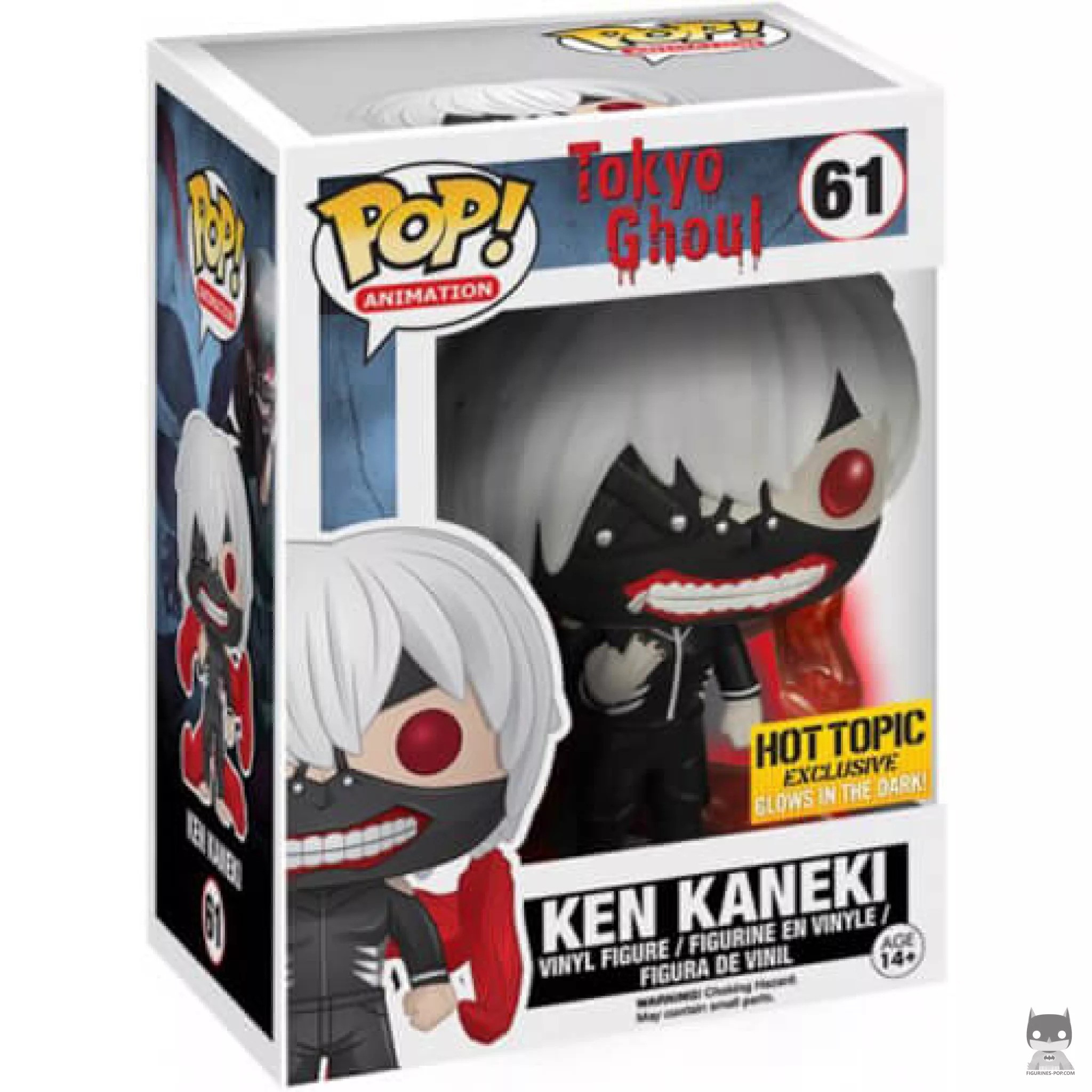 Ken Kaneki (Glow in The Dark) Funko Pop! figure in its box