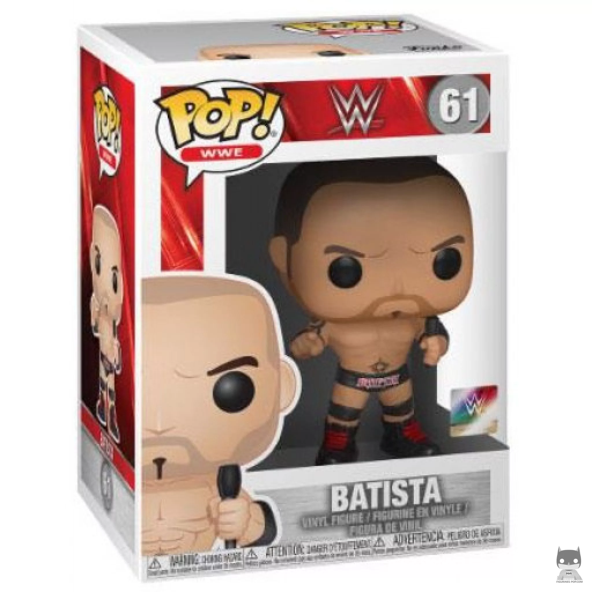 Dave Batista Funko Pop! figure in its box
