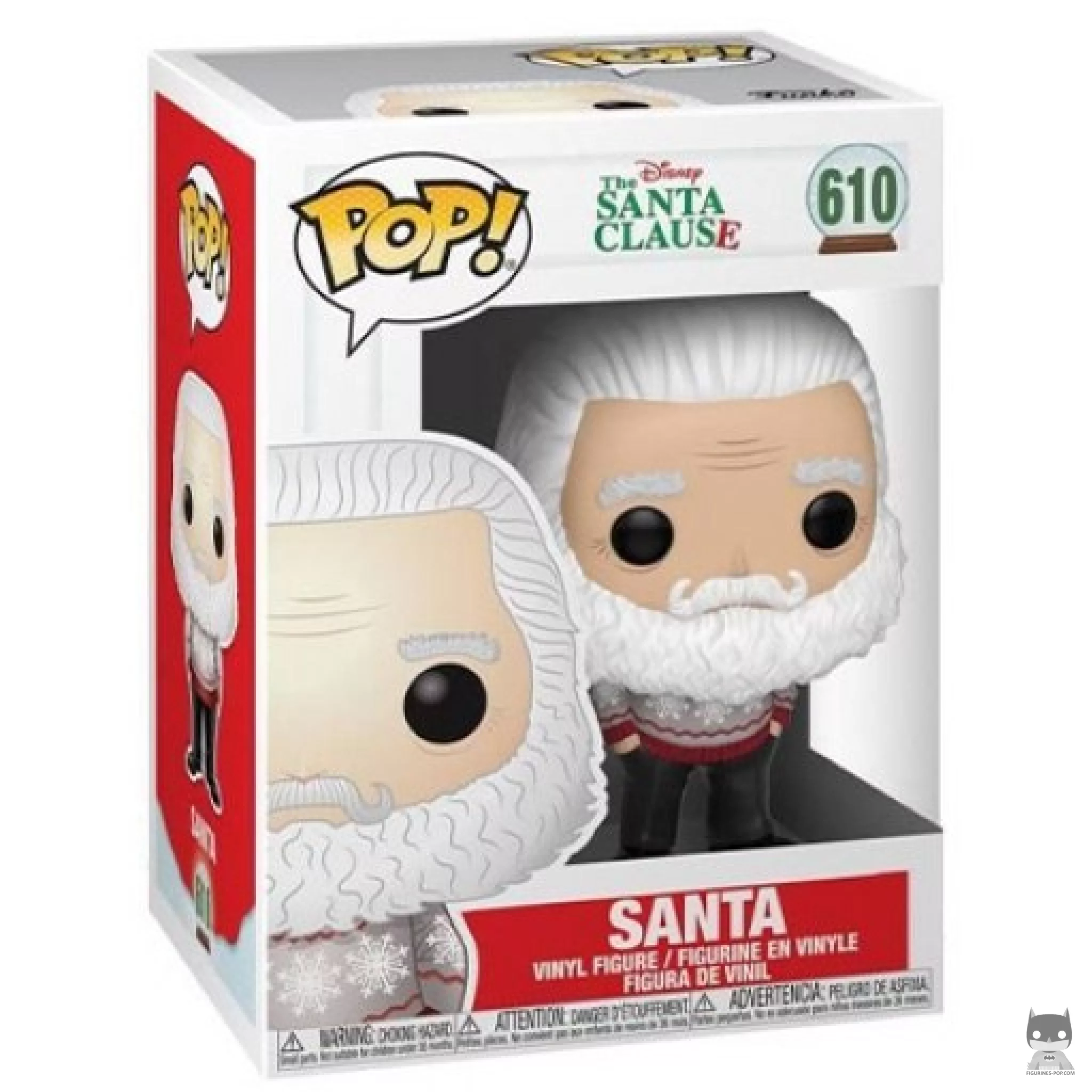Santa Funko Pop! figure in its box