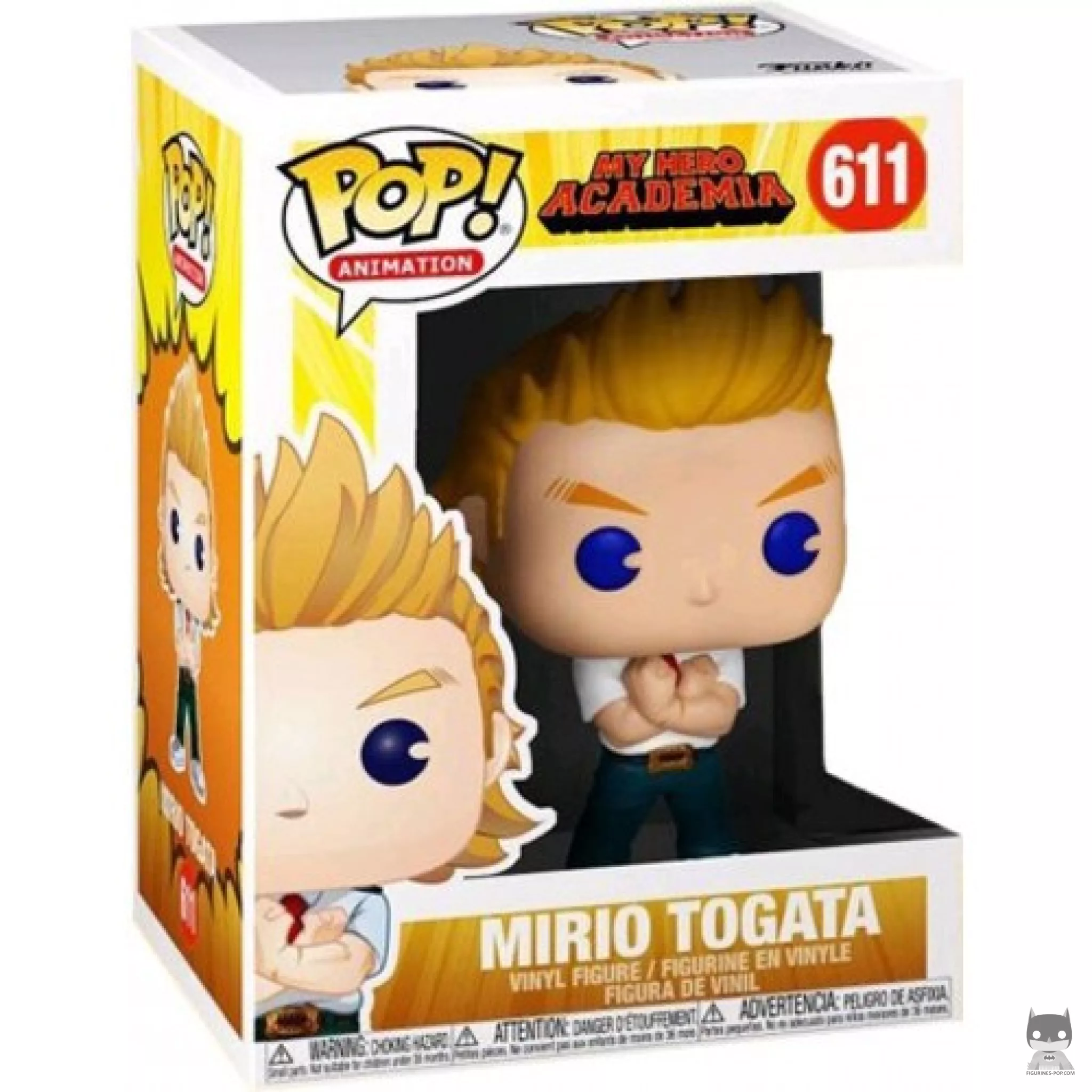 Mirio Togata Funko Pop! figure in its box