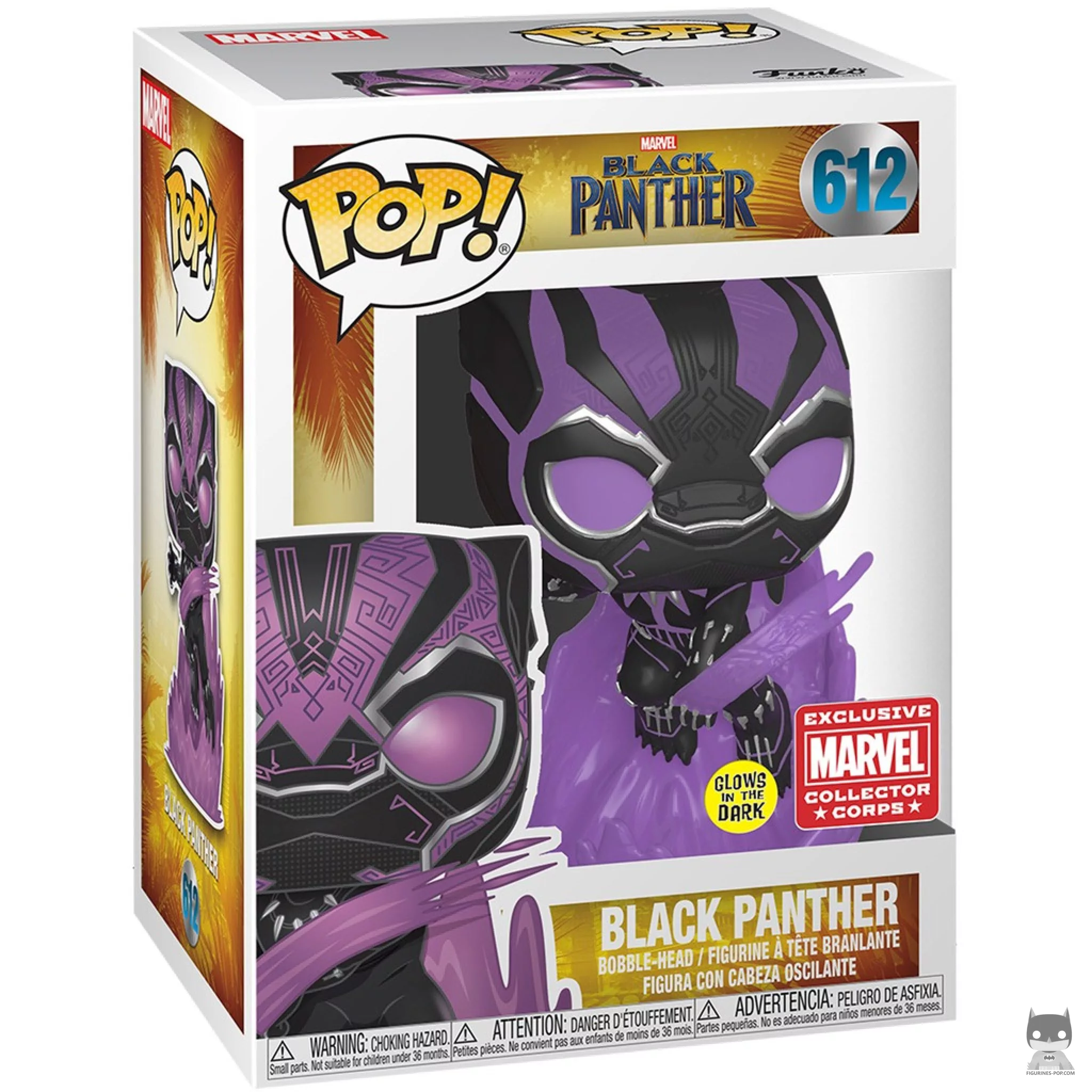 Black Panther Funko Pop! figure in its box