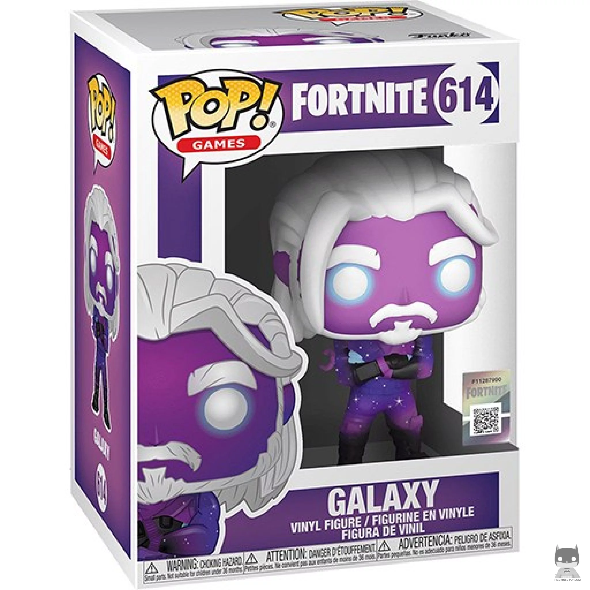 Galaxy Funko Pop! figure in its box