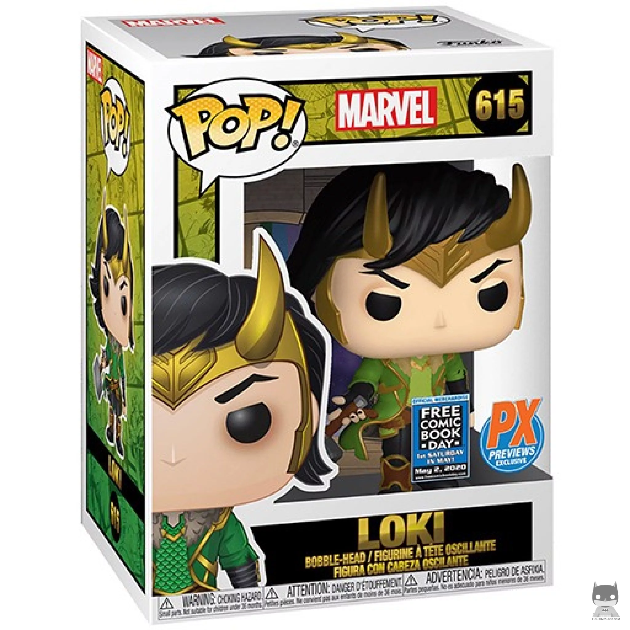 Loki Funko Pop! figure in its box