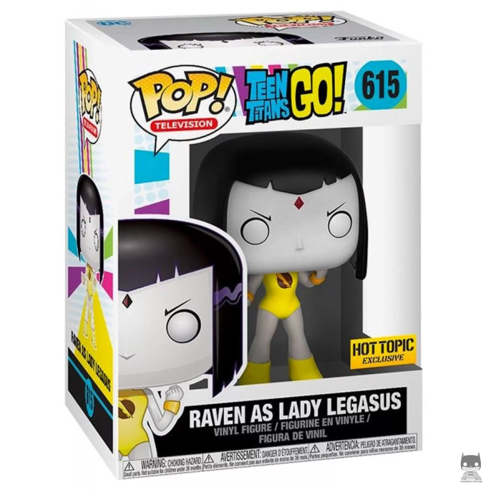 Raven as Lady Legasus Funko Pop! figure in its box