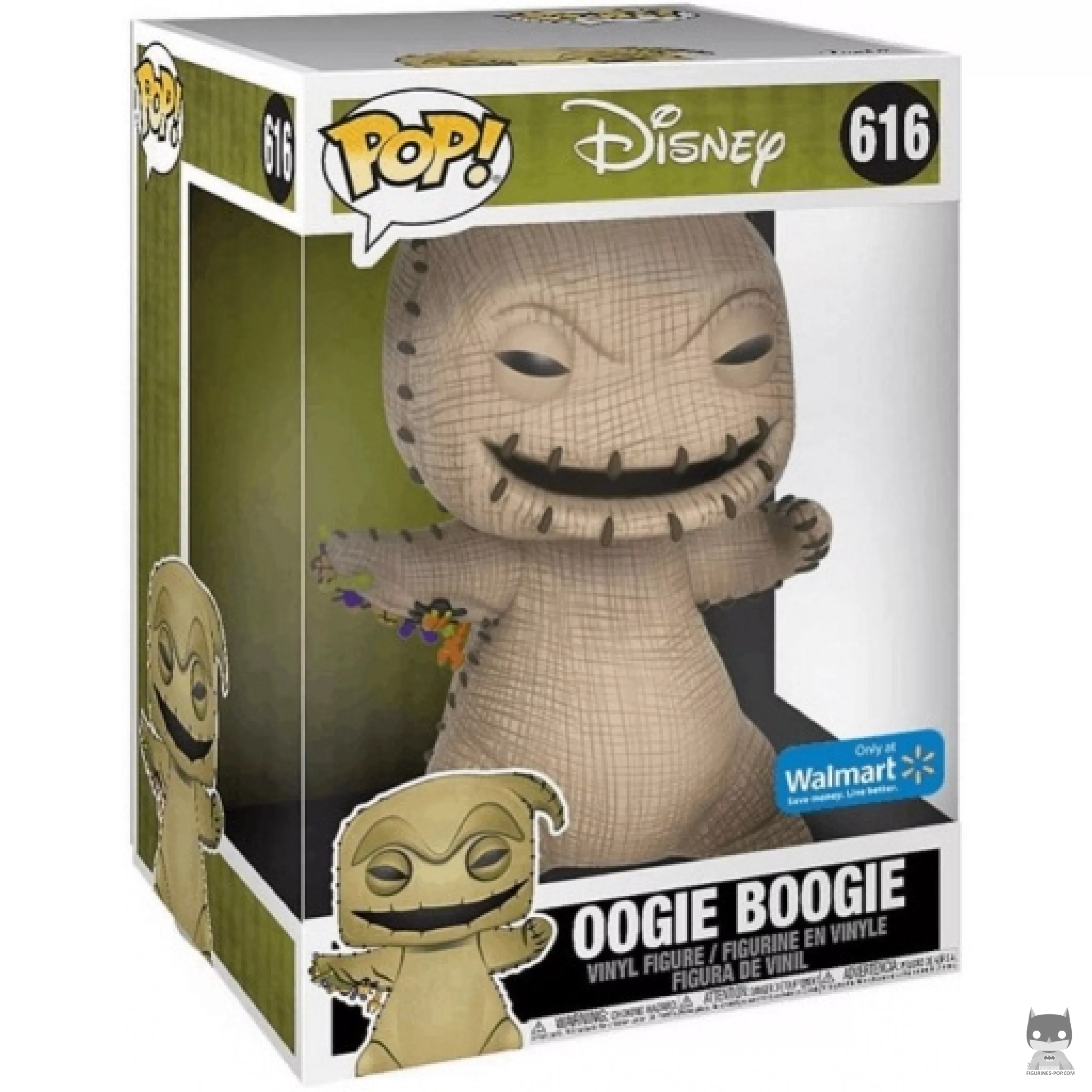 Oogie Boogie (Supersized) Funko Pop! figure in its box