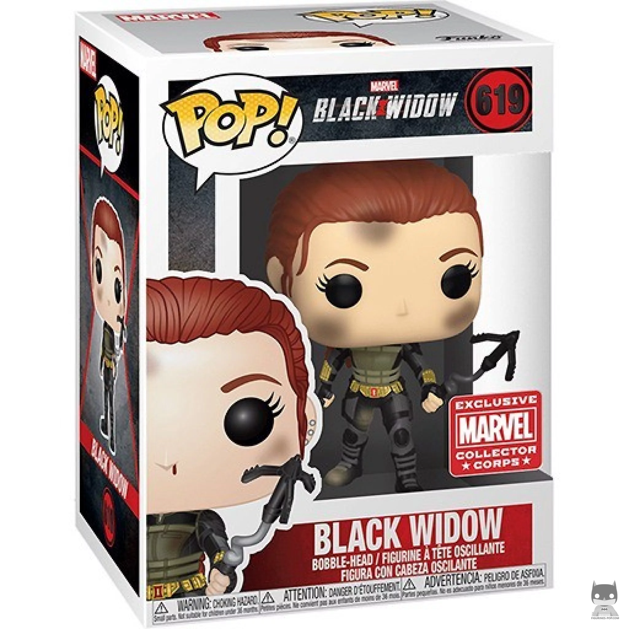 Black Widow Funko Pop! figure in its box