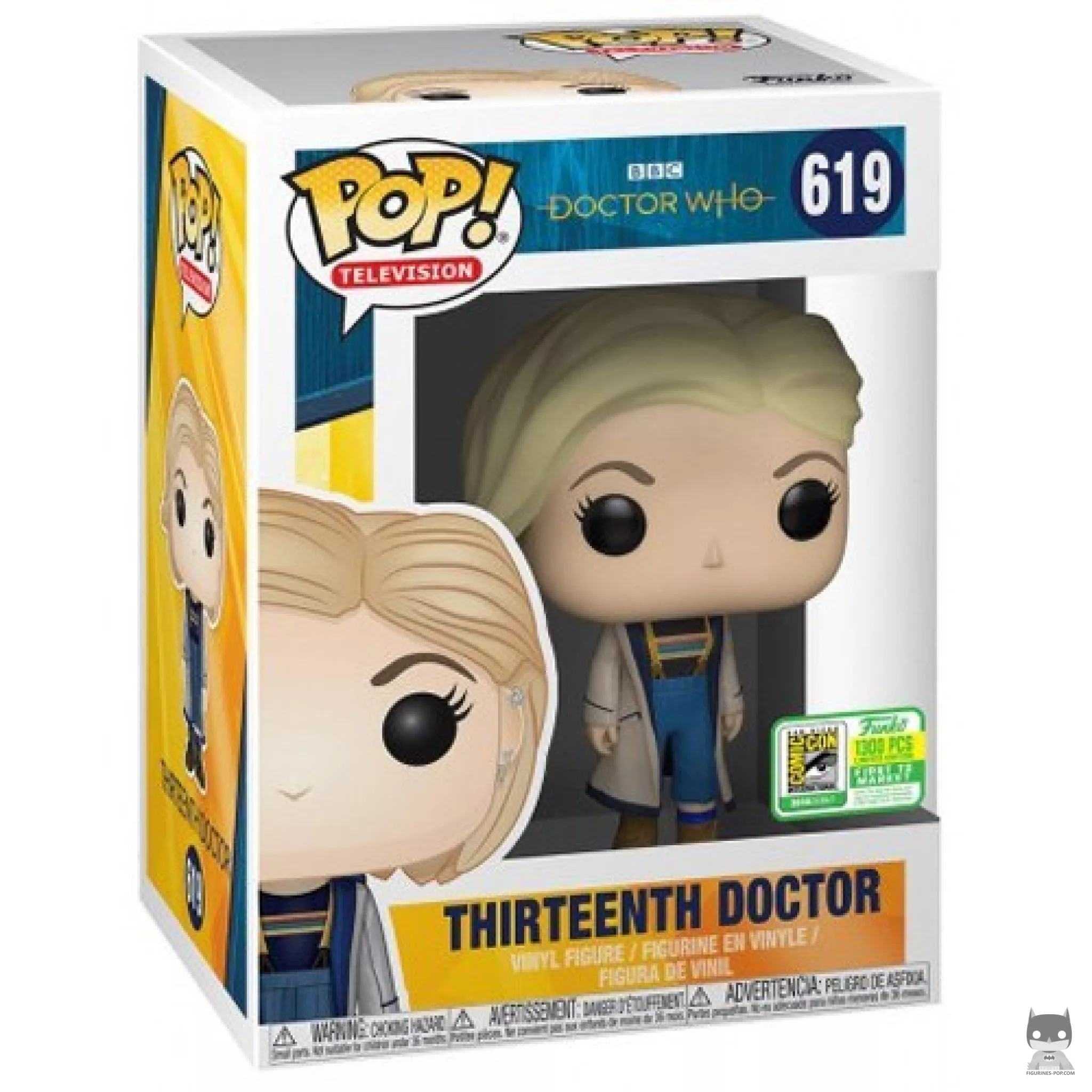 13th Doctor Funko Pop! figure in its box
