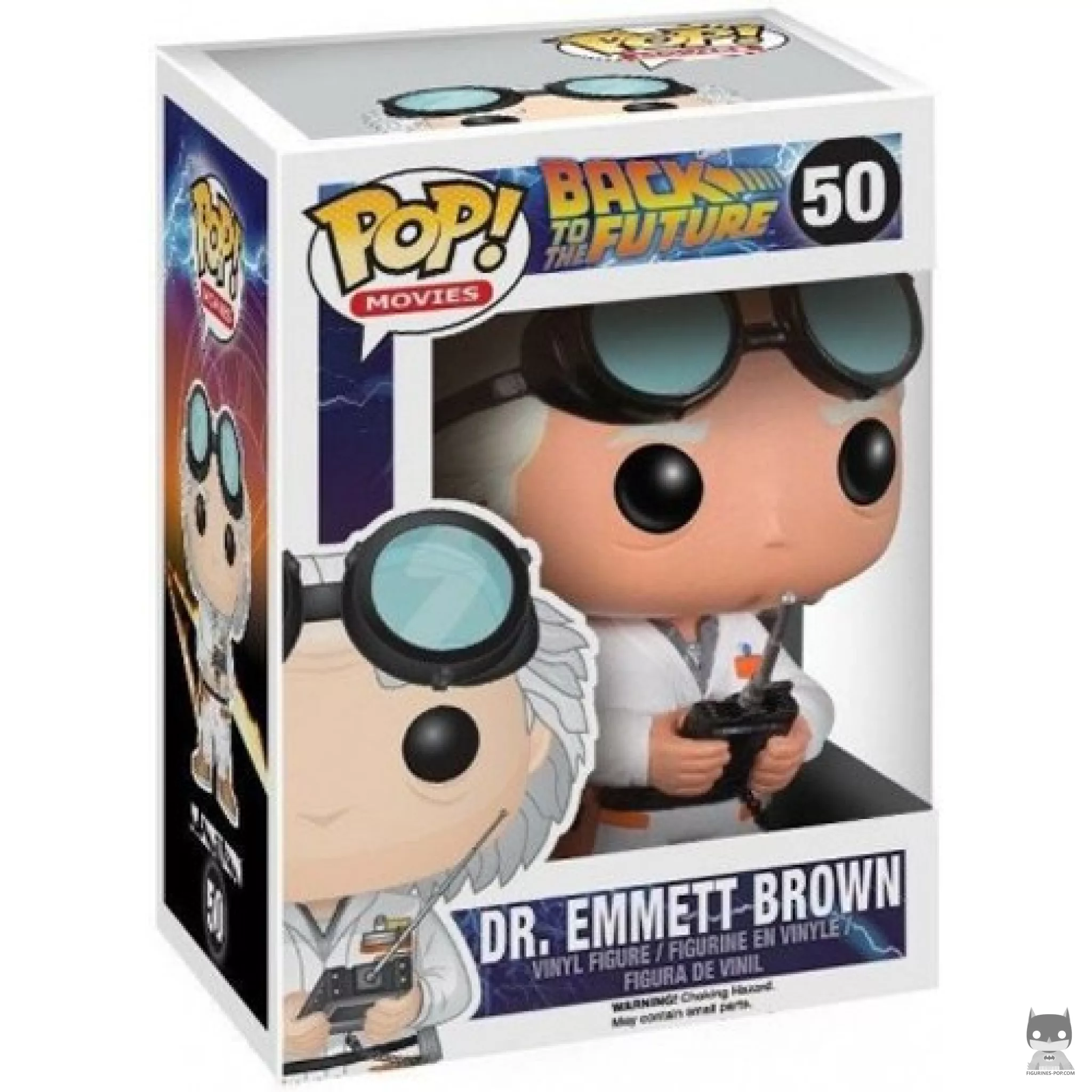 Dr. Emmett Brown Funko Pop! figure in its box