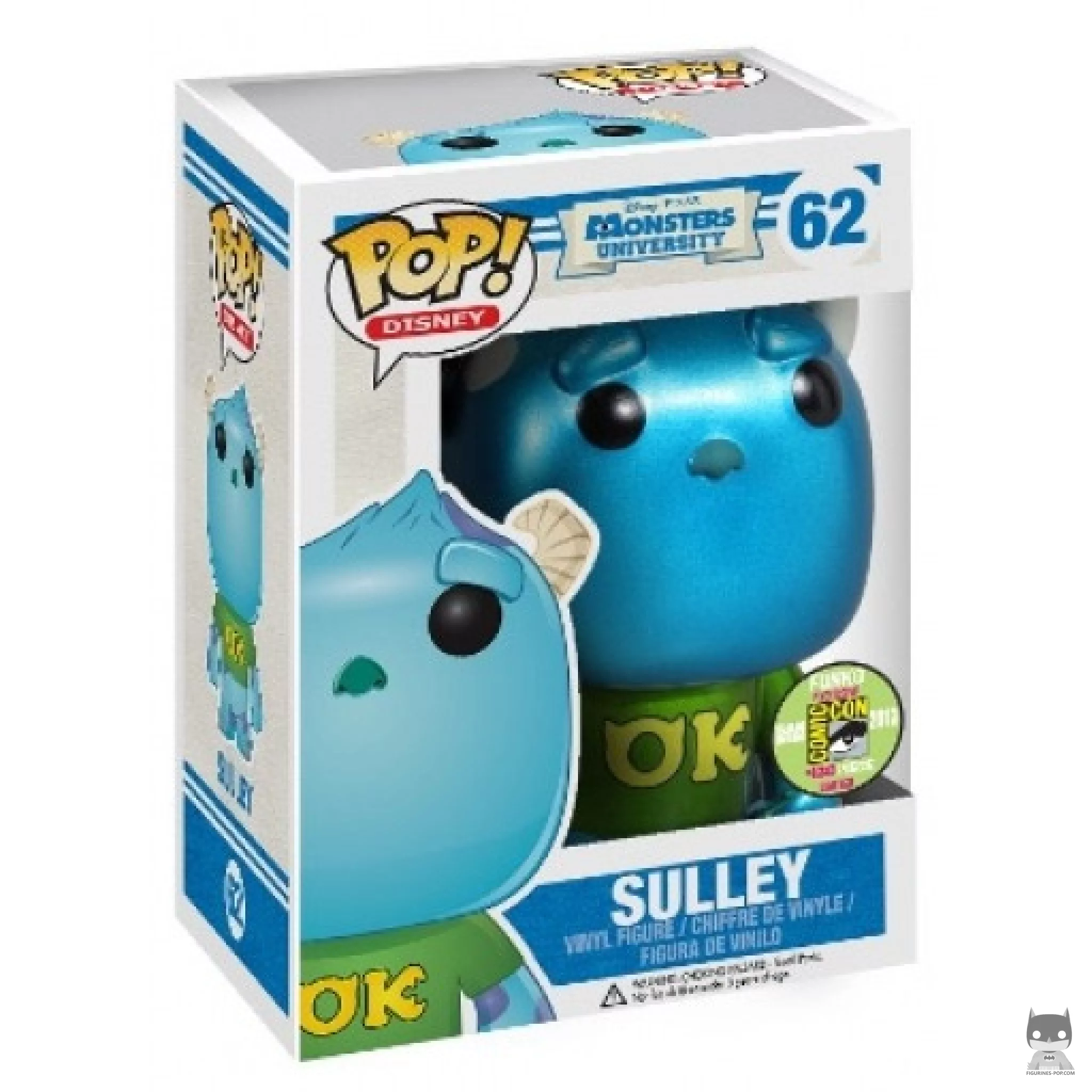 Sulley (Metallic) Funko Pop! figure in its box