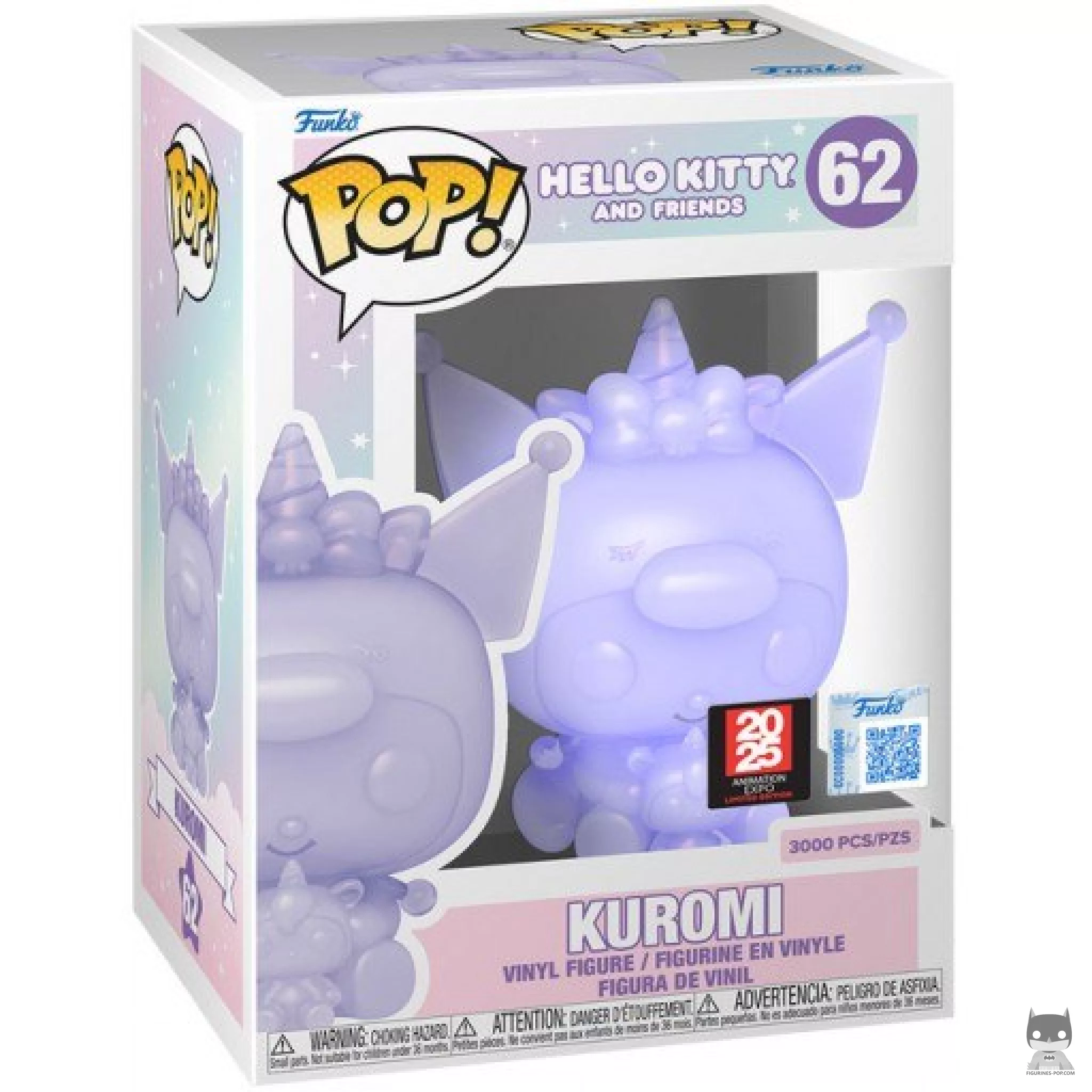 Kuromi (Transclucent) Funko Pop! figure in its box