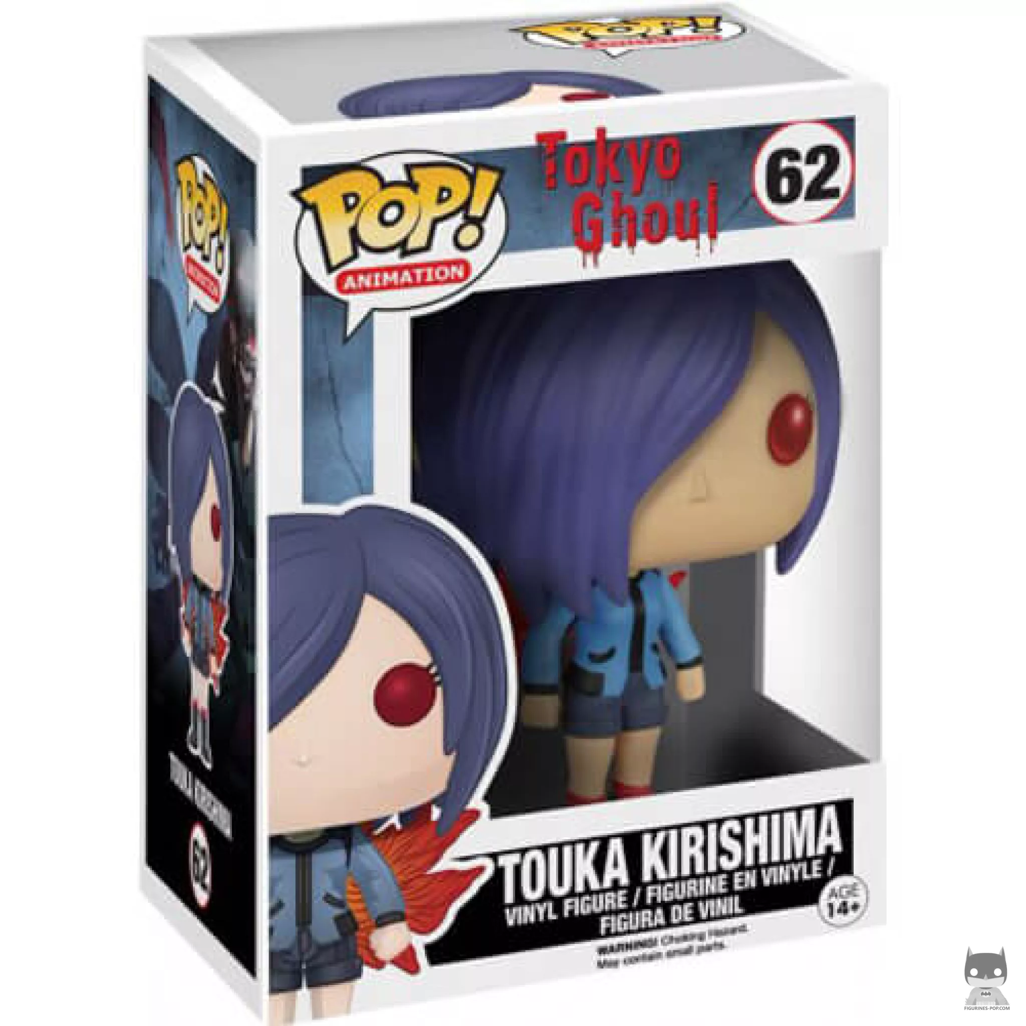 Touka Kirishima Funko Pop! figure in its box