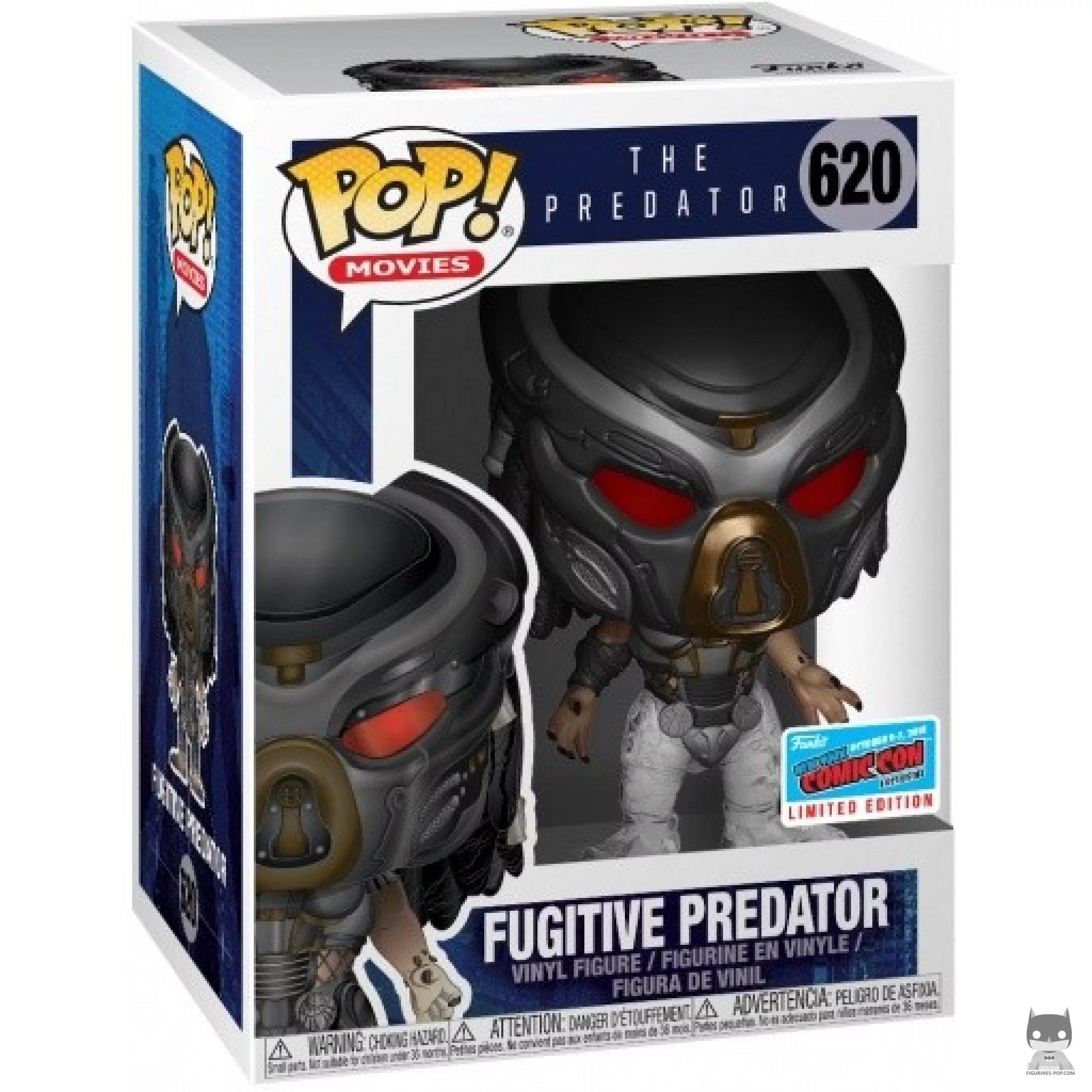 Fugitive Predator disappearing Funko Pop! figure in its box