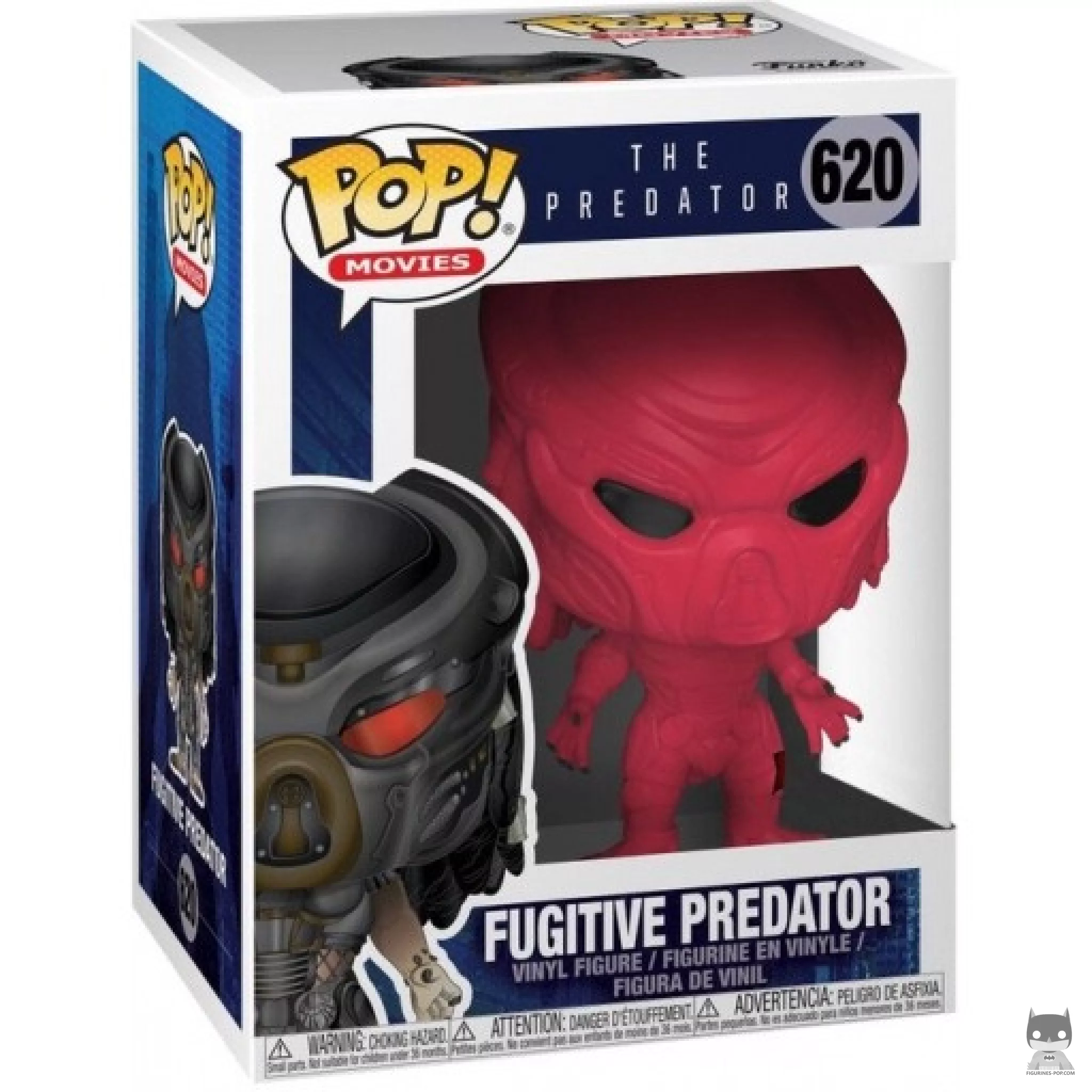 Fugitive Predator (Red) Funko Pop! figure in its box