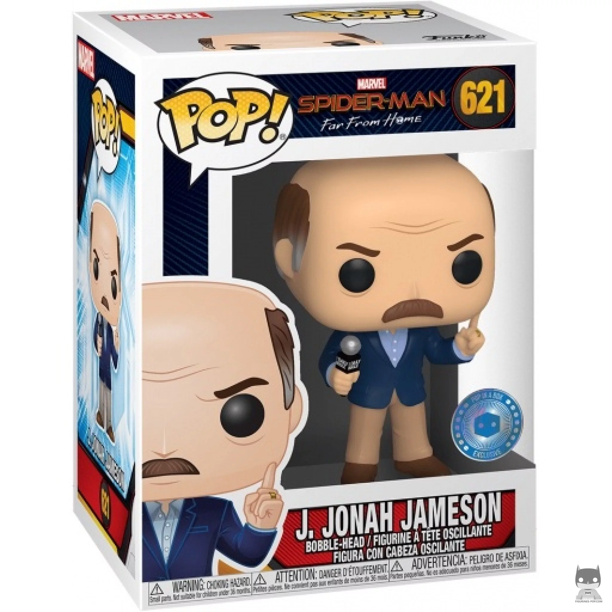 J. Jonah Jameson Funko Pop! figure in its box