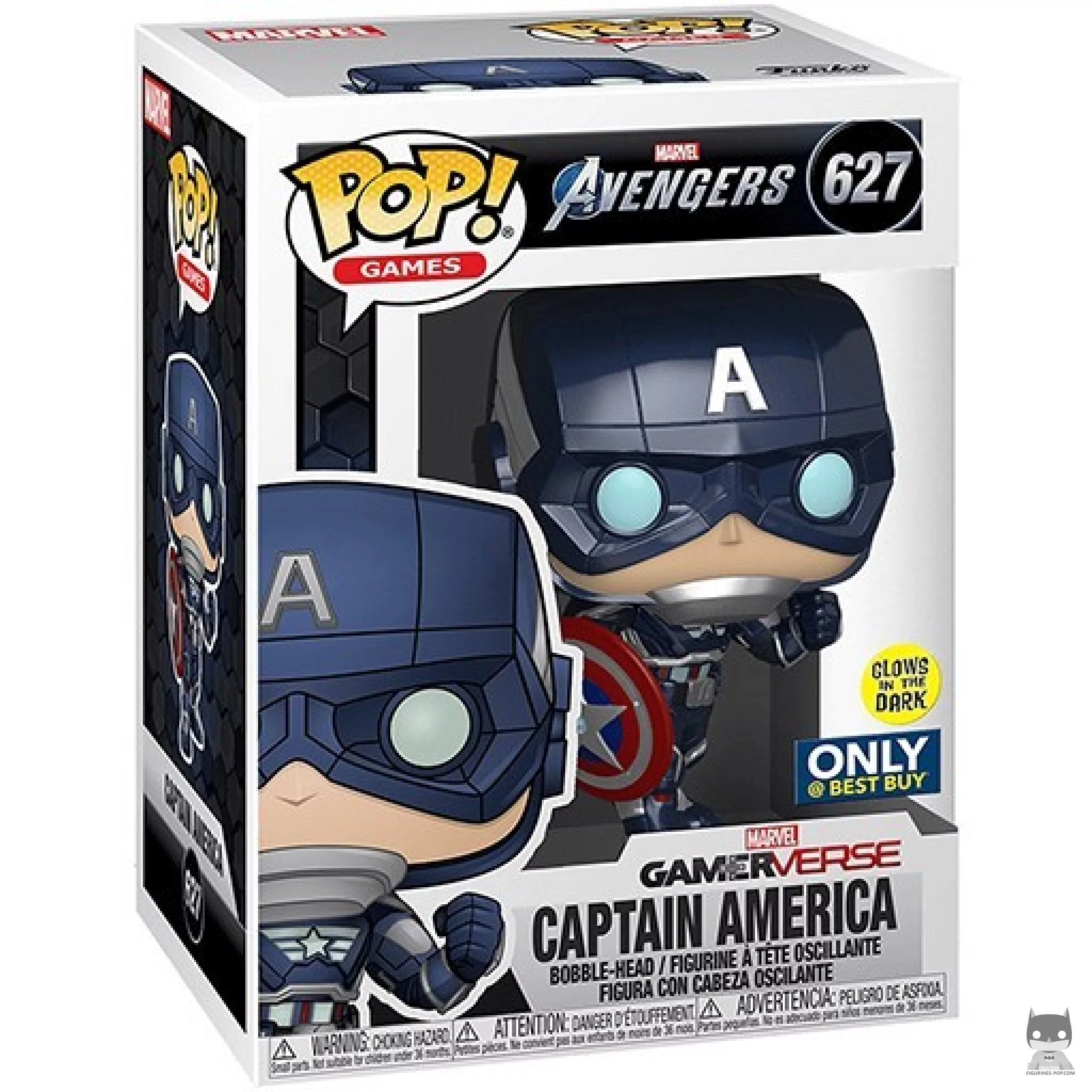 Captain America Funko Pop! figure in its box