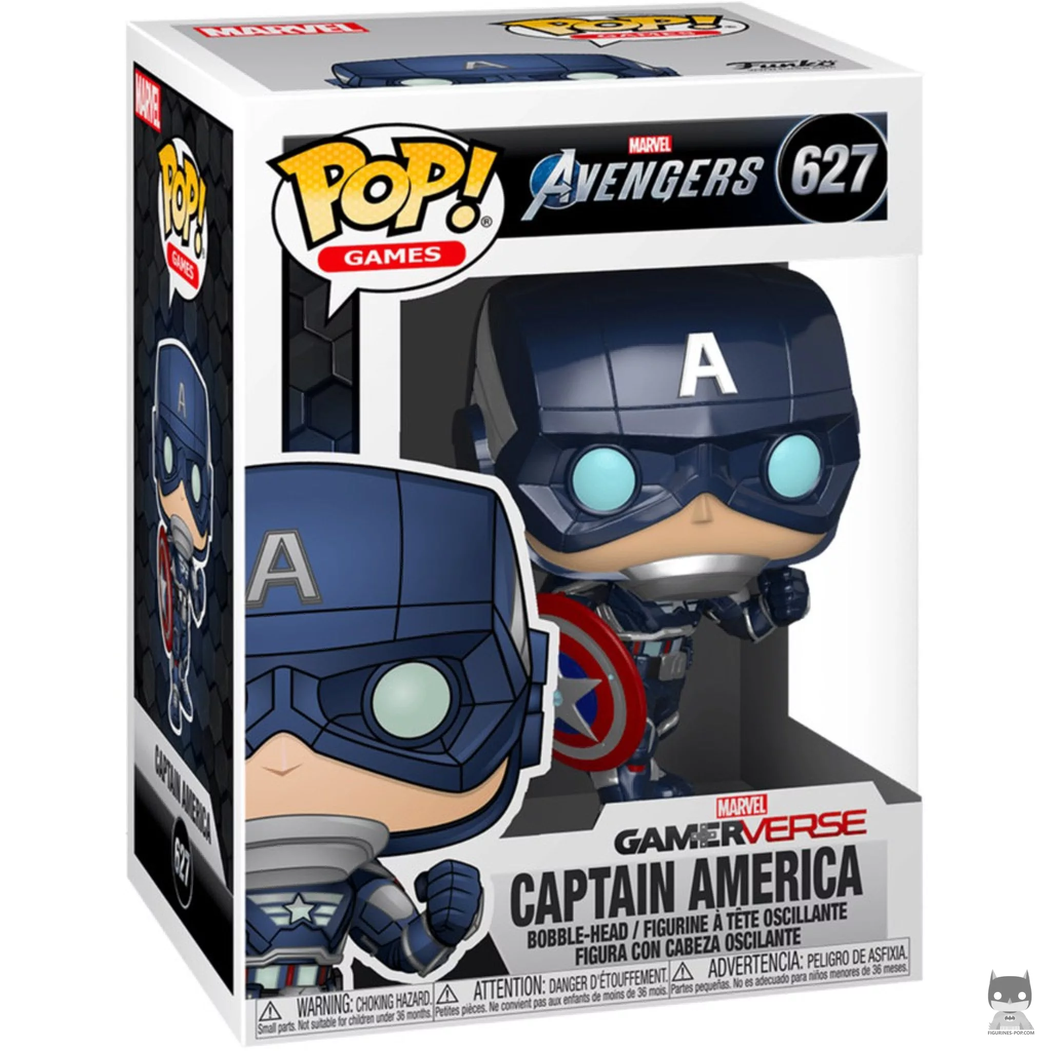 Captain America Funko Pop! figure in its box
