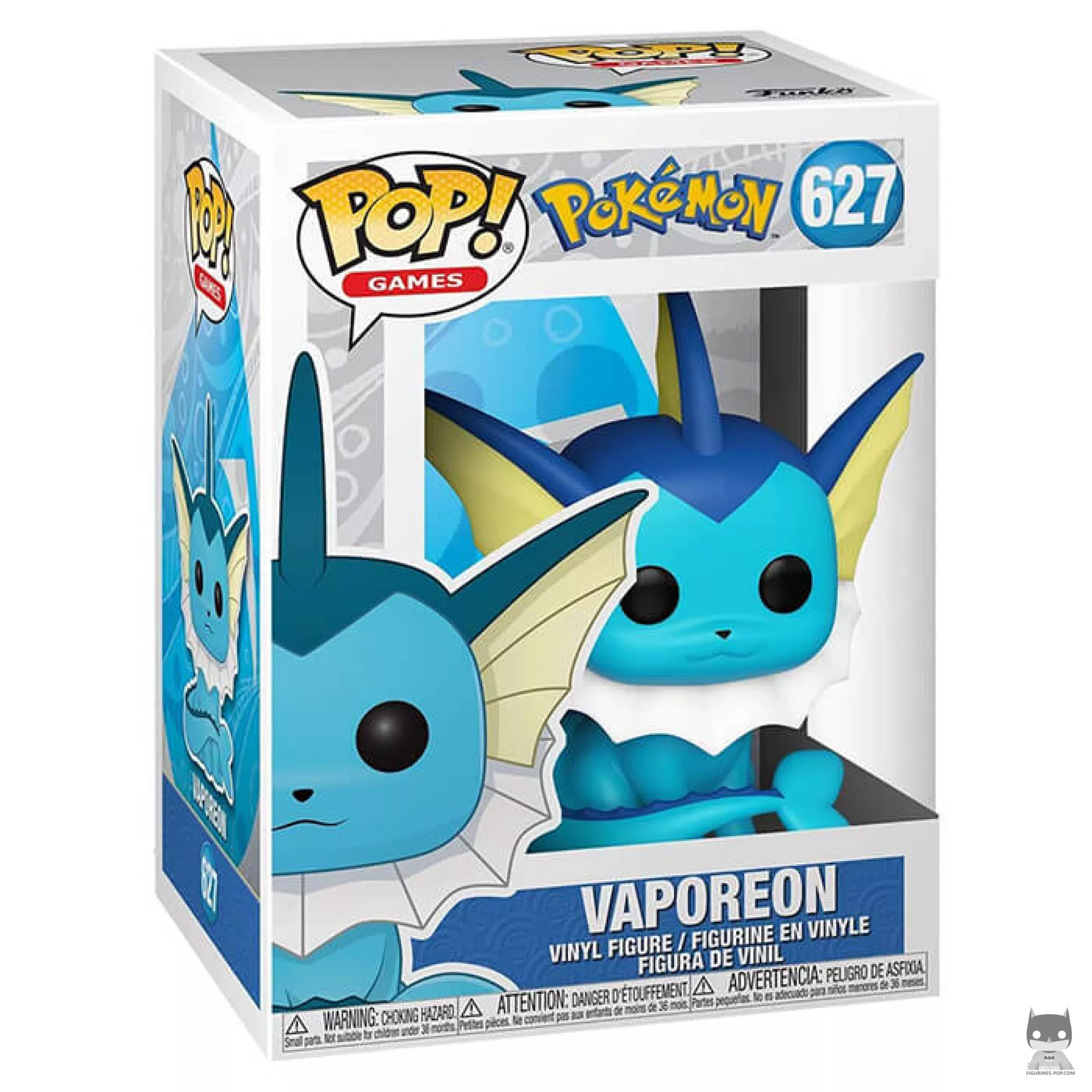 Vaporeon Funko Pop! figure in its box