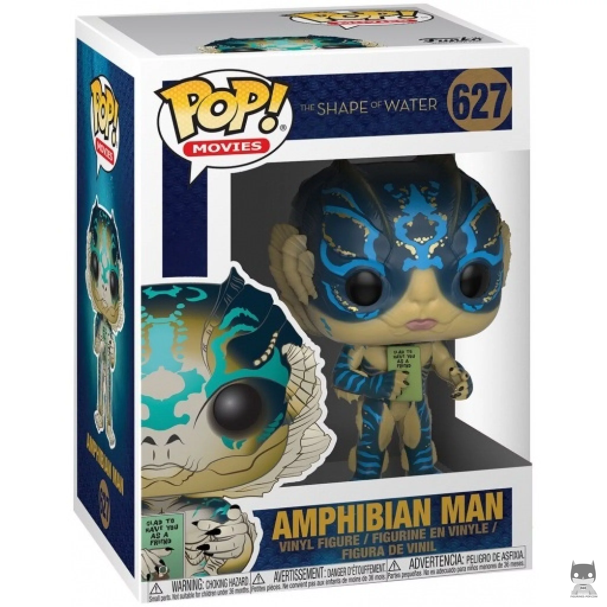 Amphibian Man with Card Funko Pop! figure in its box