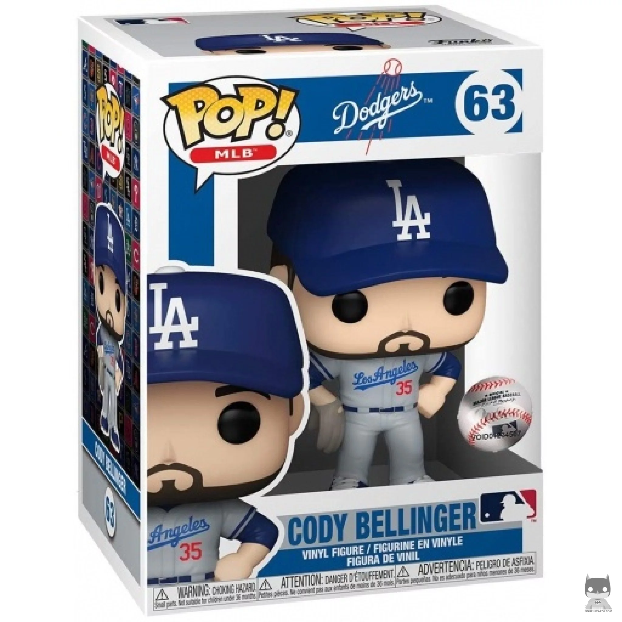 Cody Bellinger Funko Pop! figure in its box