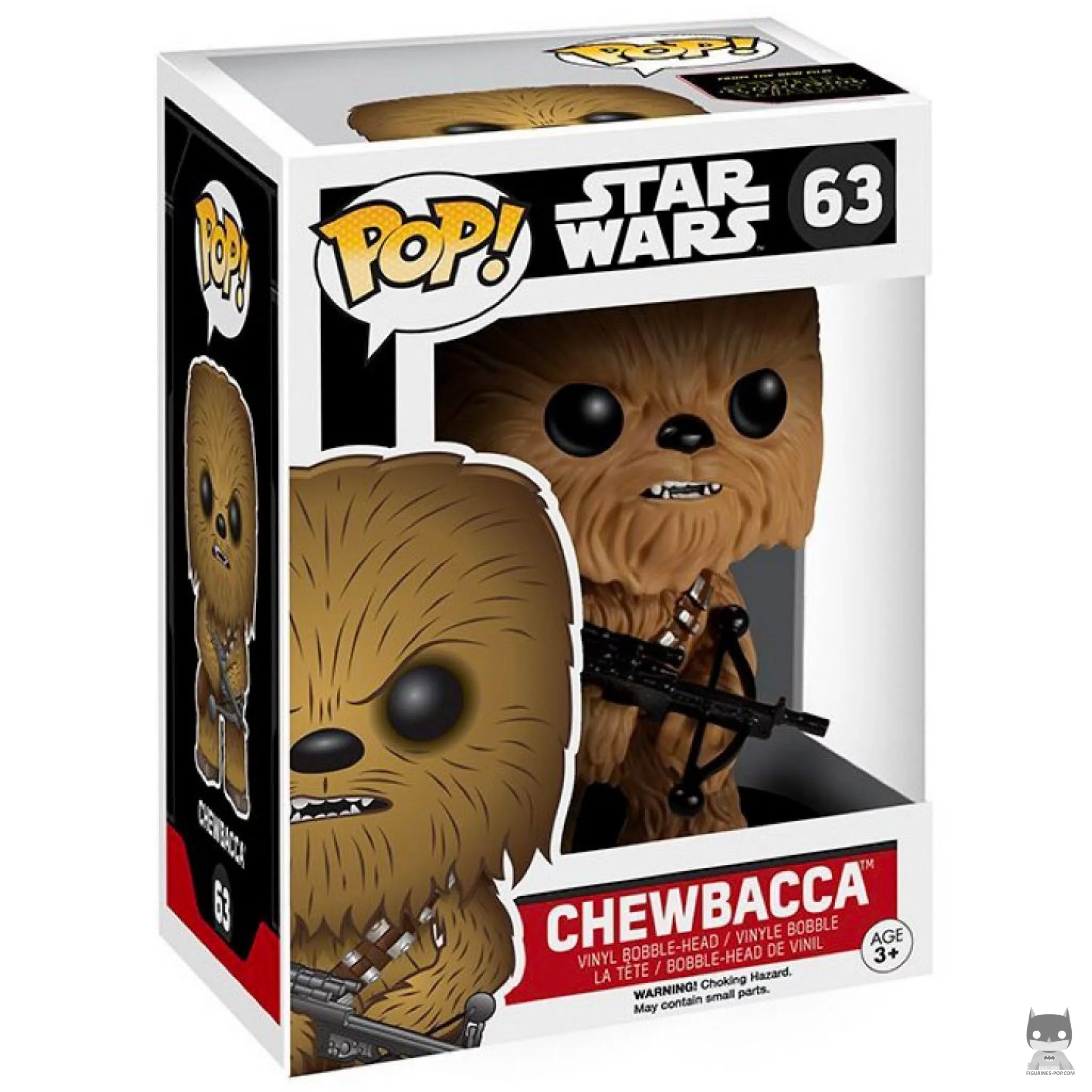 Chewbacca (Flocked) Funko Pop! figure in its box