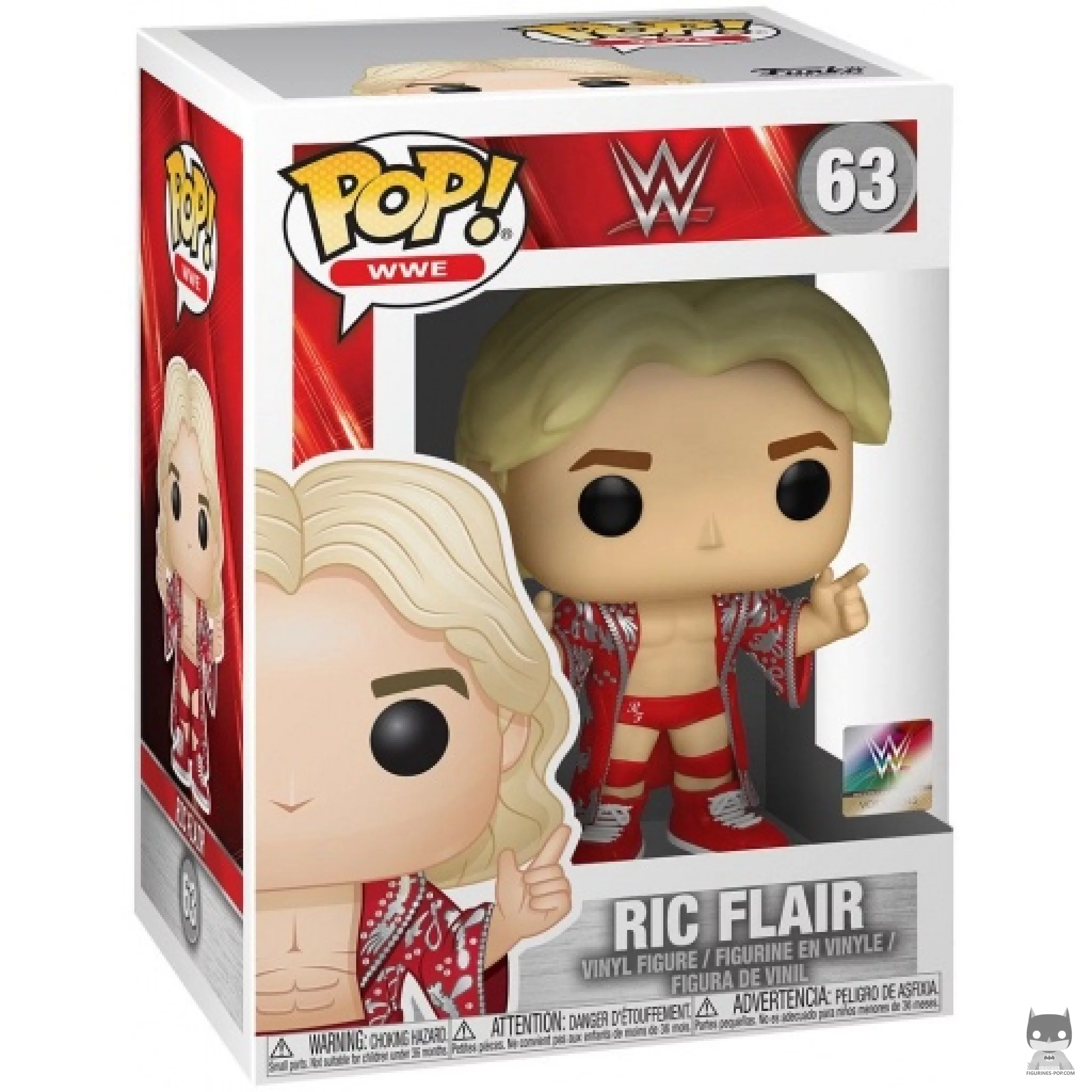 Ric Flair (Red) Funko Pop! figure in its box