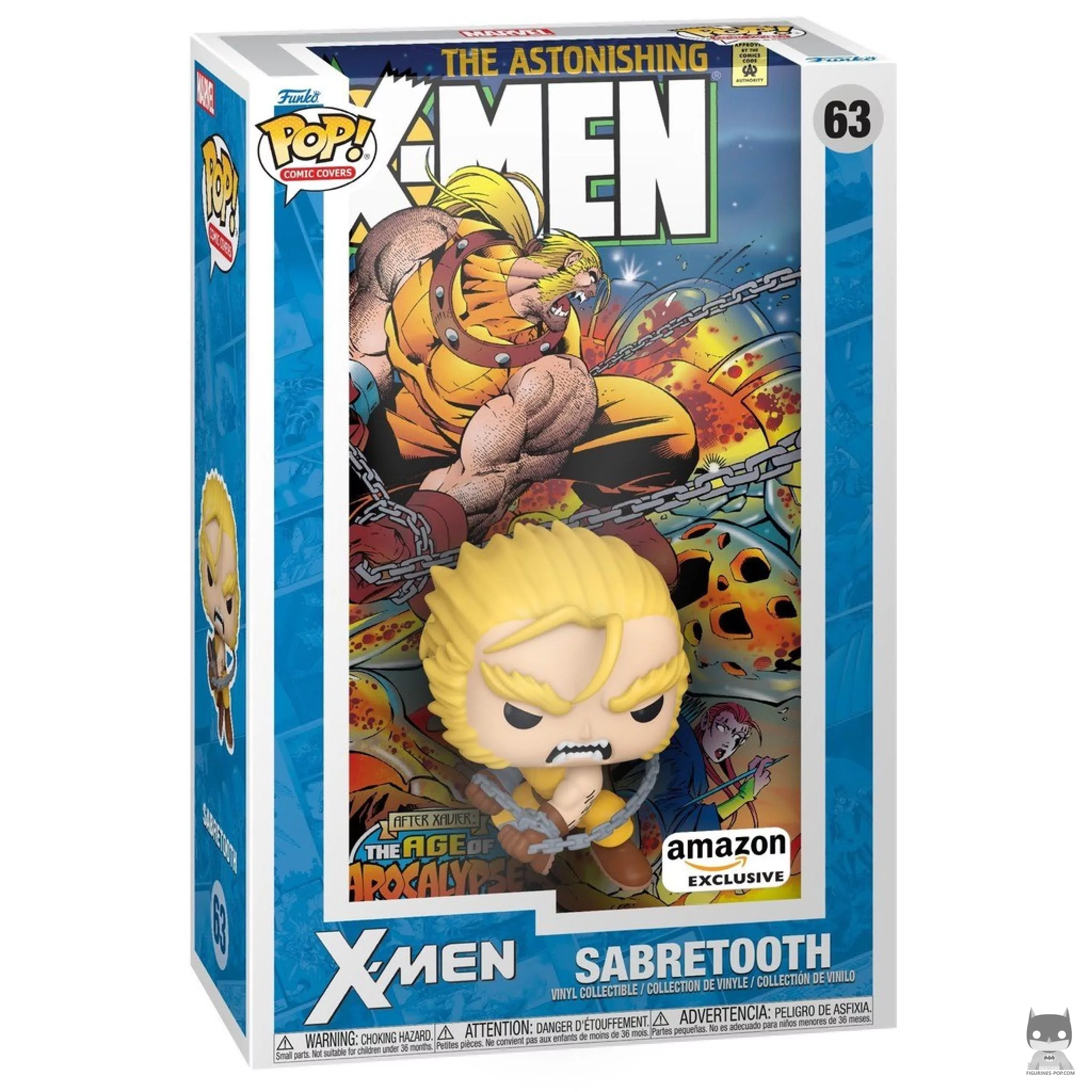 Sabretooth The Astonishing X-Men #2 Funko Pop! figure in its box