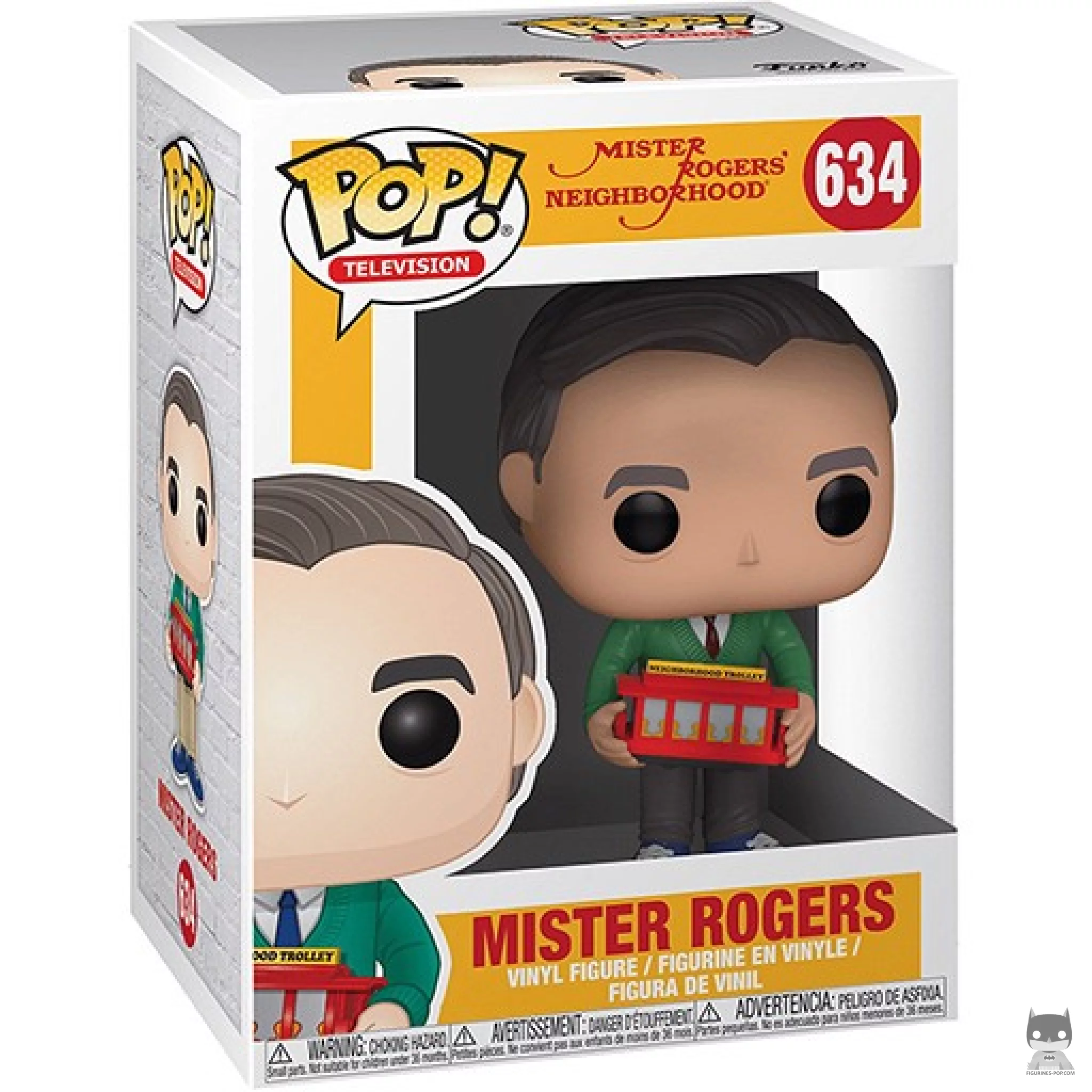 Mister Rogers Funko Pop! figure in its box