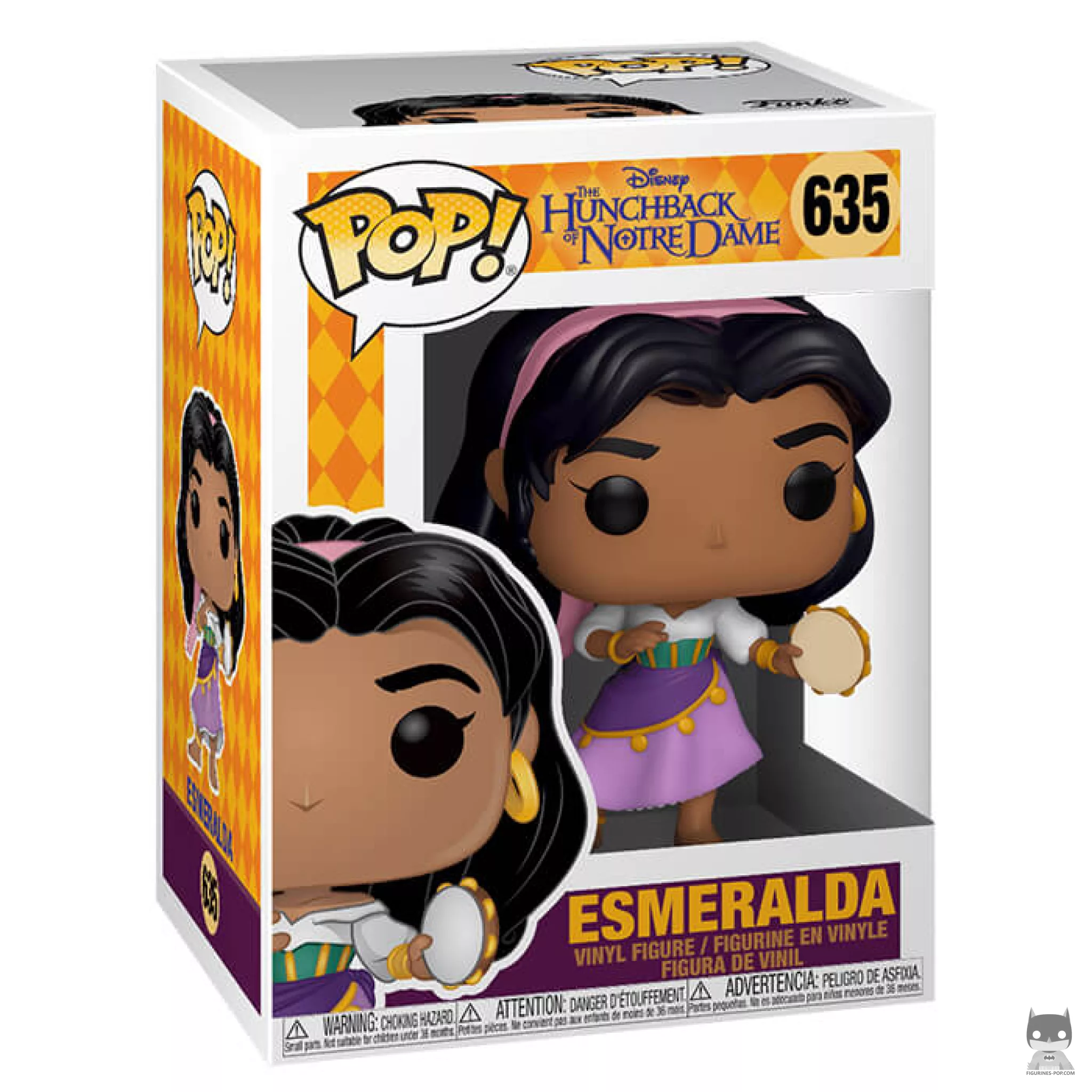 Esmeralda Funko Pop! figure in its box