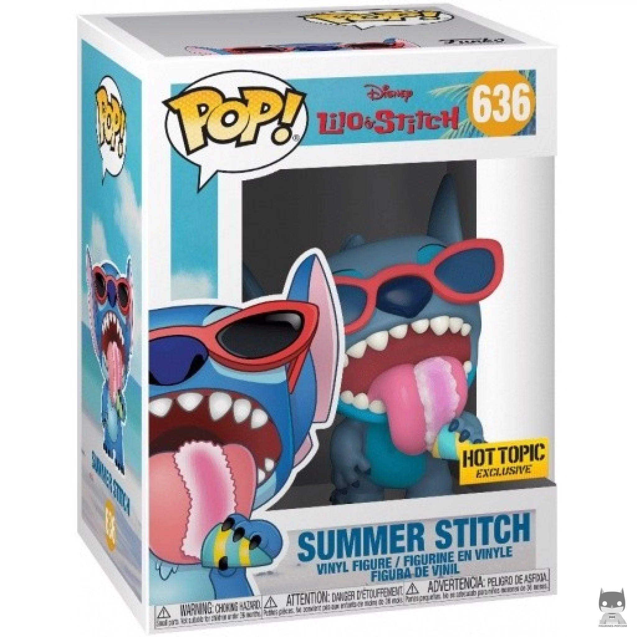 Summer Stitch Funko Pop! figure in its box