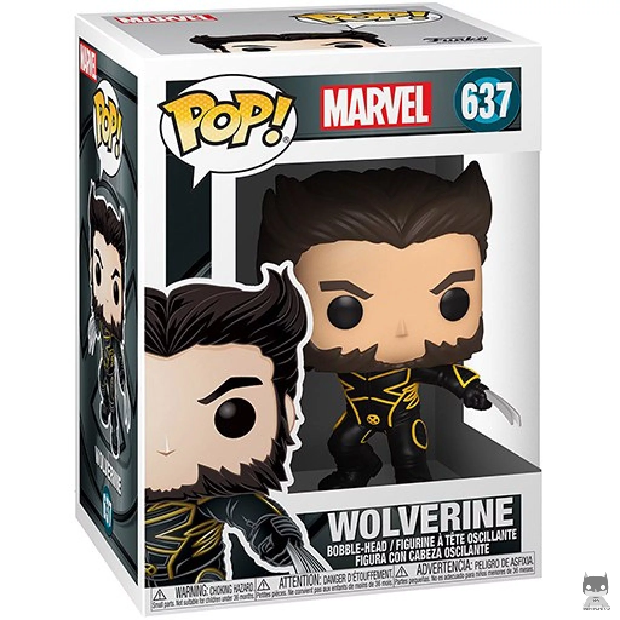 Wolverine Funko Pop! figure in its box