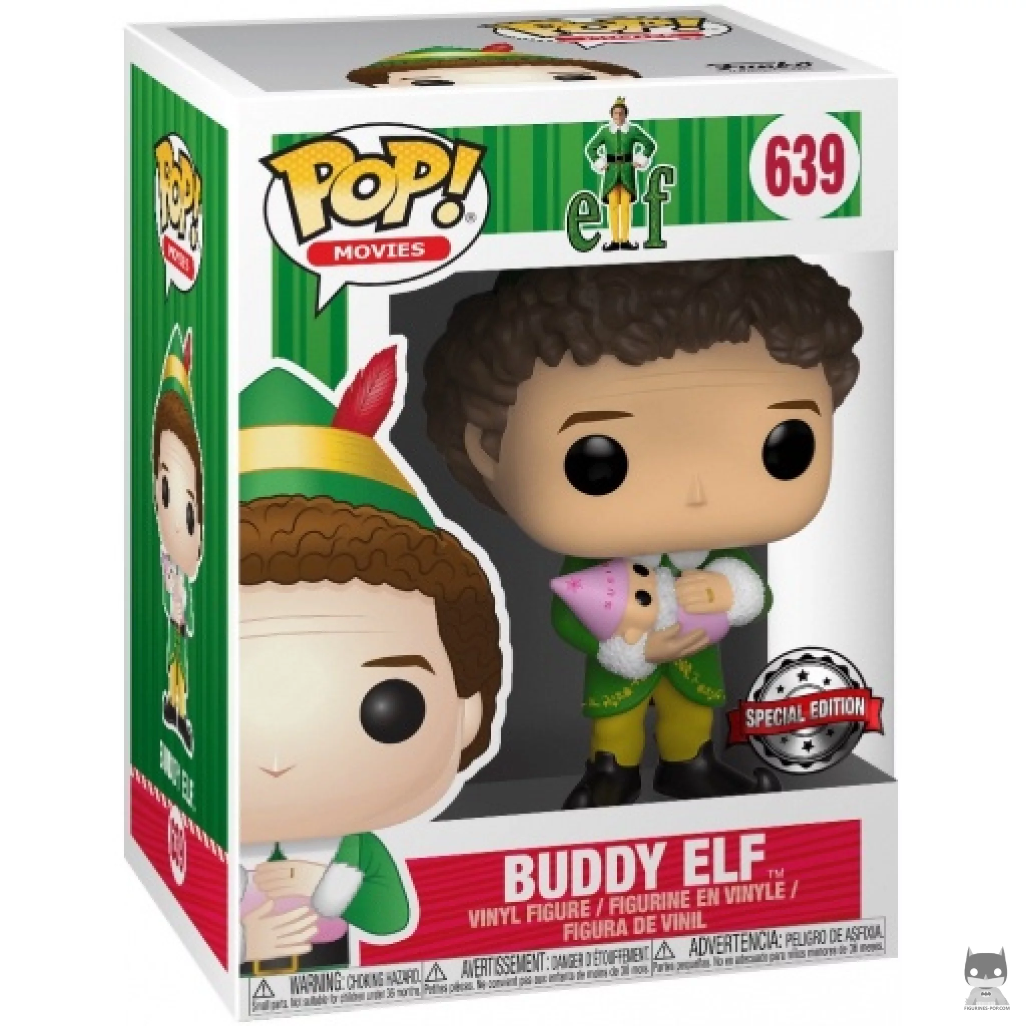 Buddy Elf with Baby Funko Pop! figure in its box
