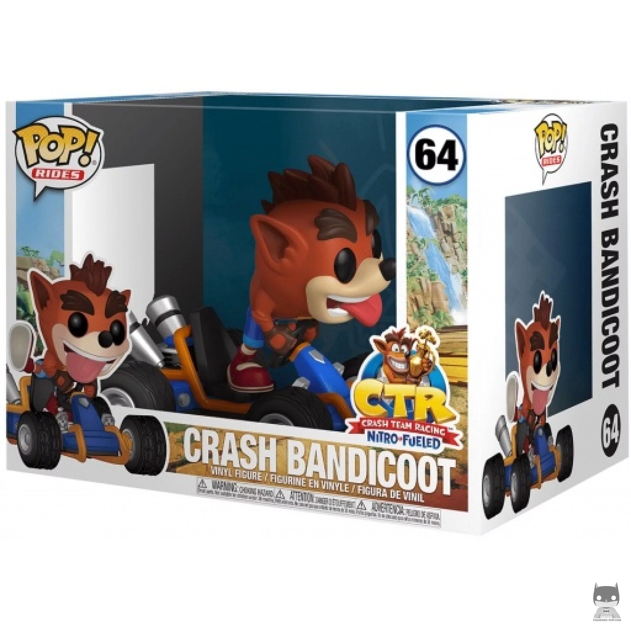 Crash Bandicoot Funko Pop! figure in its box