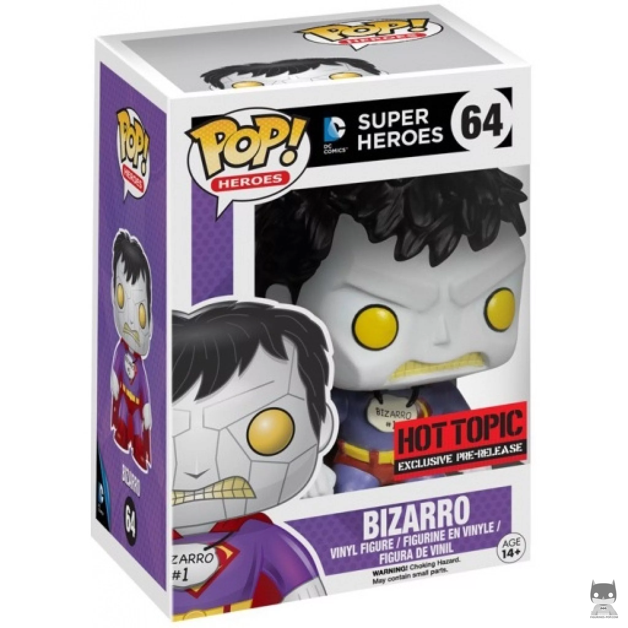 Bizarro Funko Pop! figure in its box