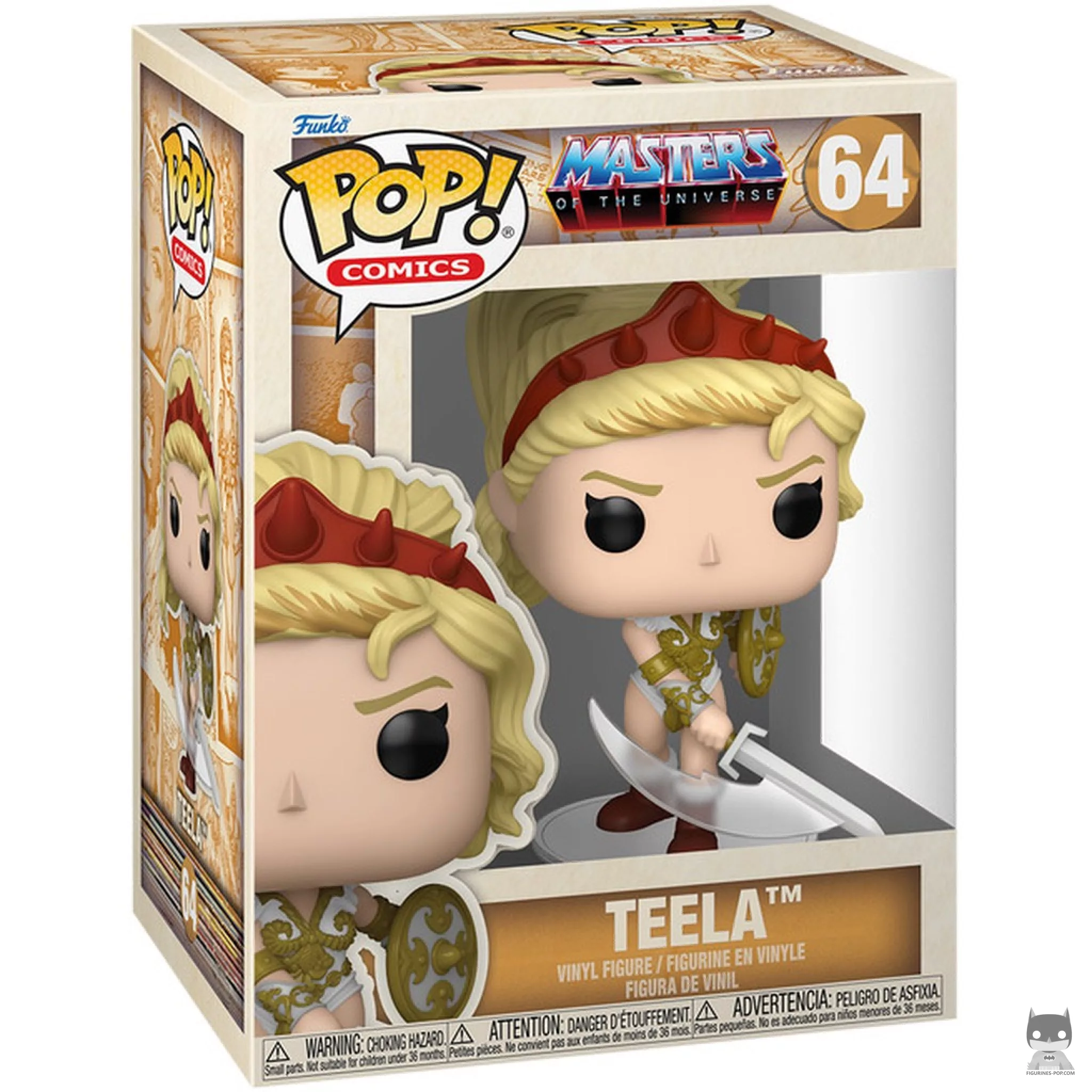 Teela (Vintage) Funko Pop! figure in its box