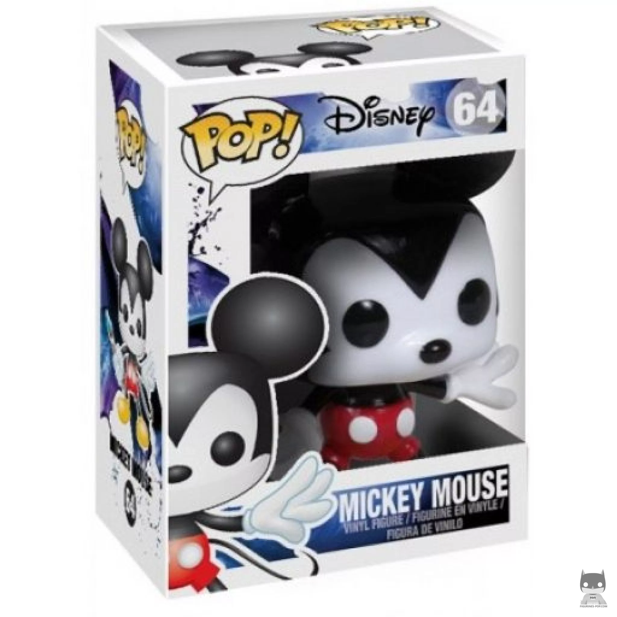Mickey Mouse with paintbrush Funko Pop! figure in its box