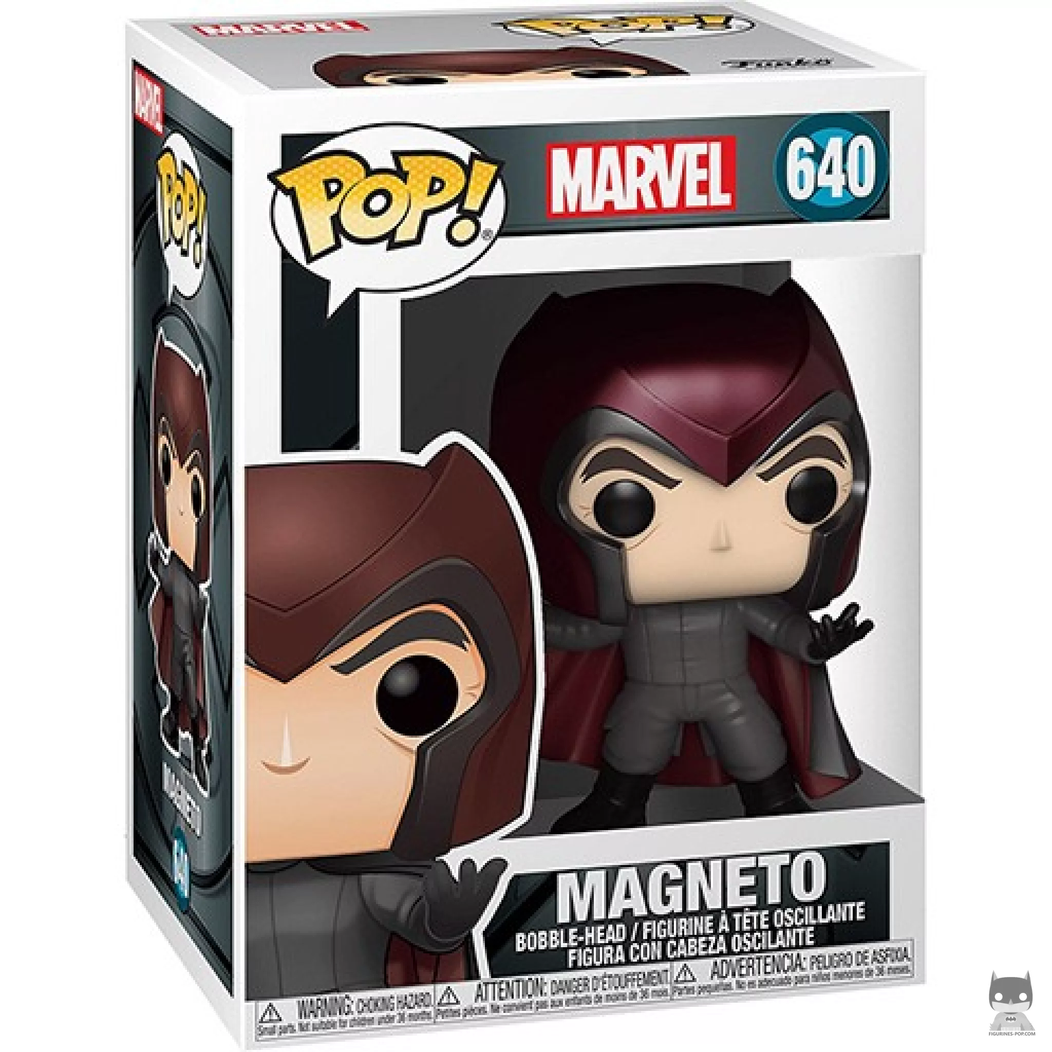 Magneto Funko Pop! figure in its box