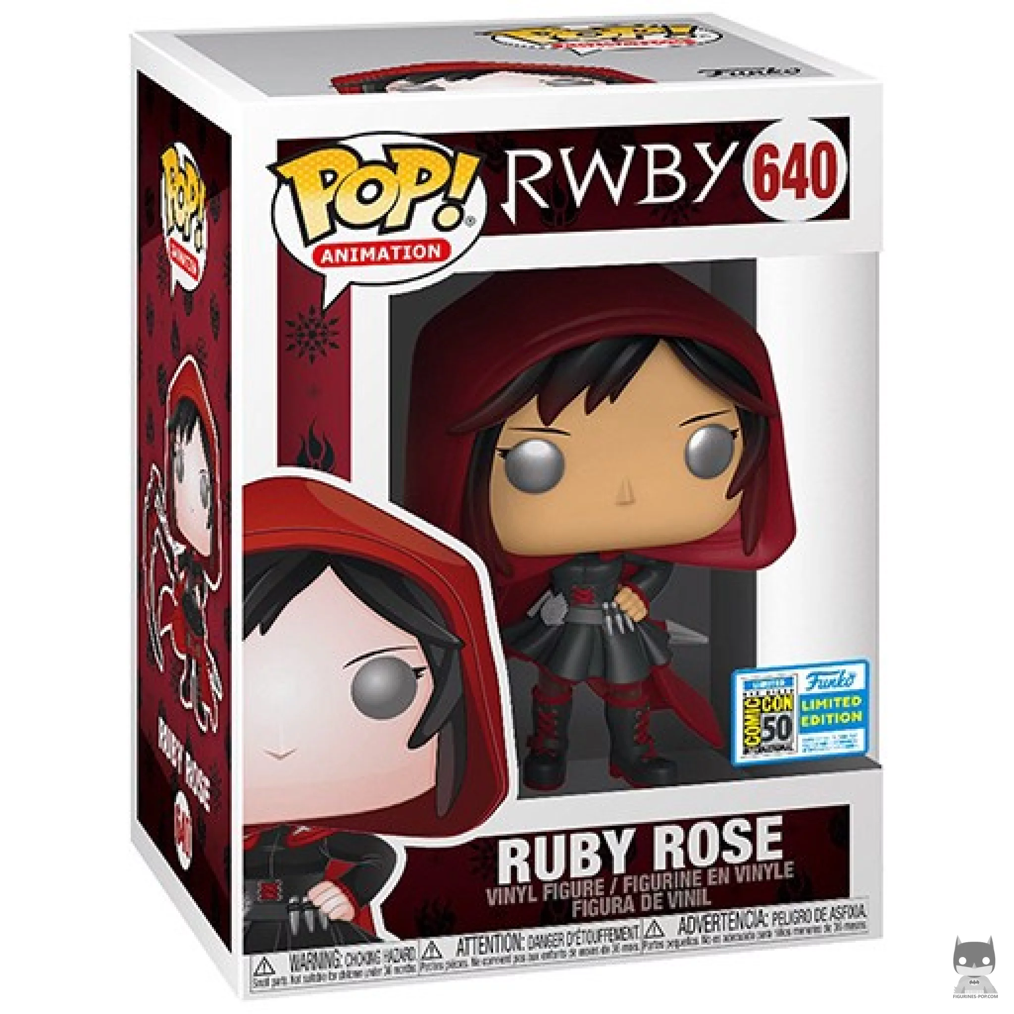 Ruby Rose with Hood Funko Pop! figure in its box