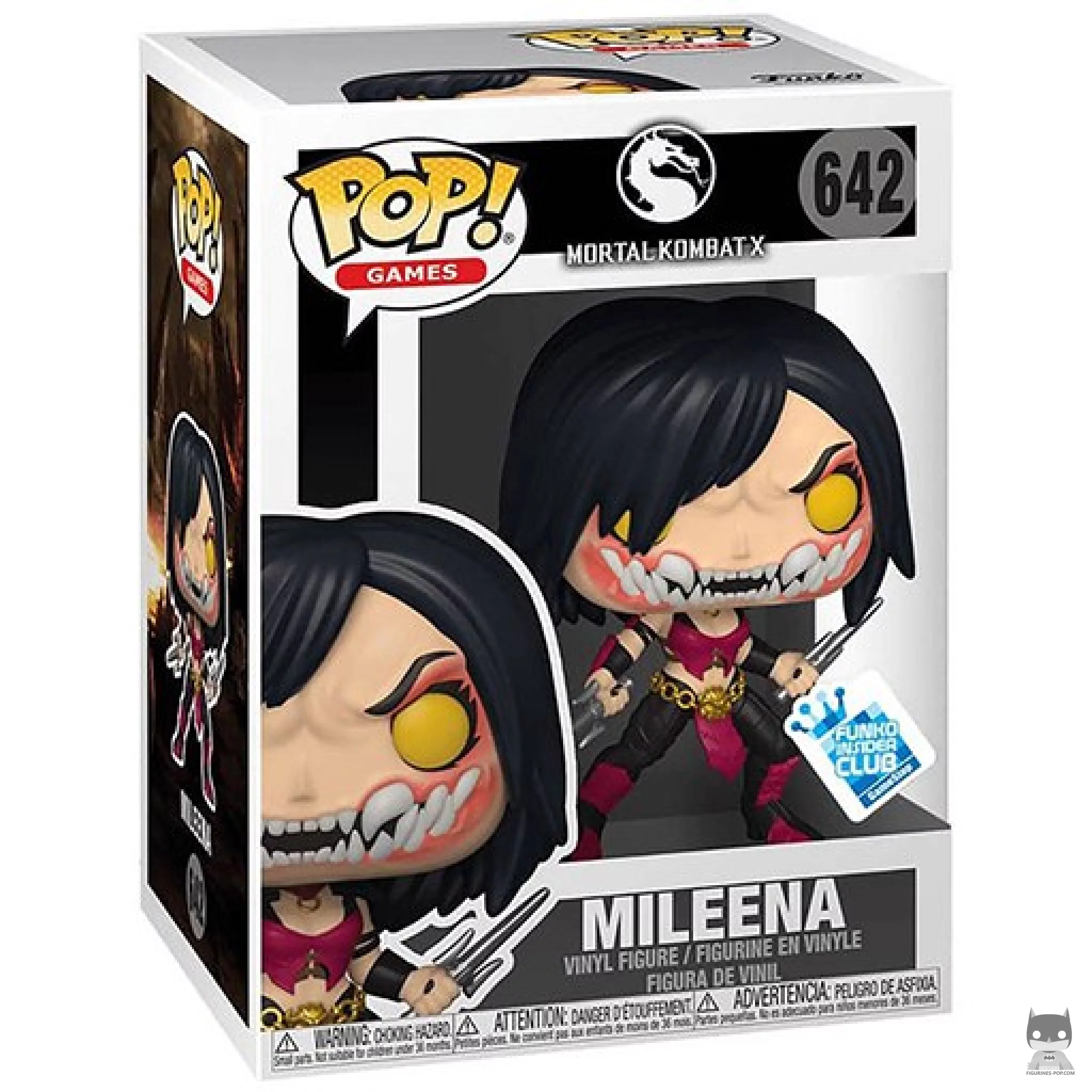 Mileena Funko Pop! figure in its box